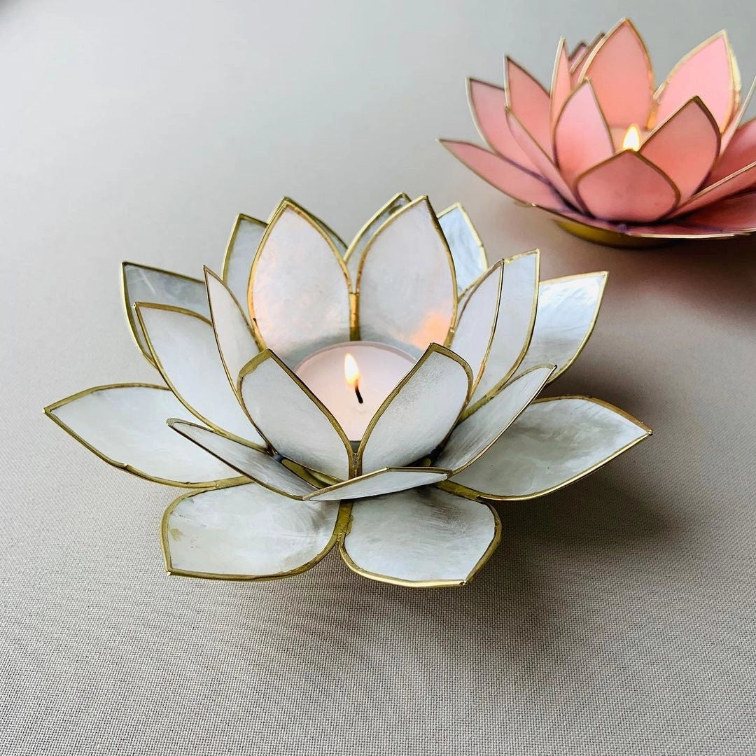 TEELICHTHALTER LOTUS