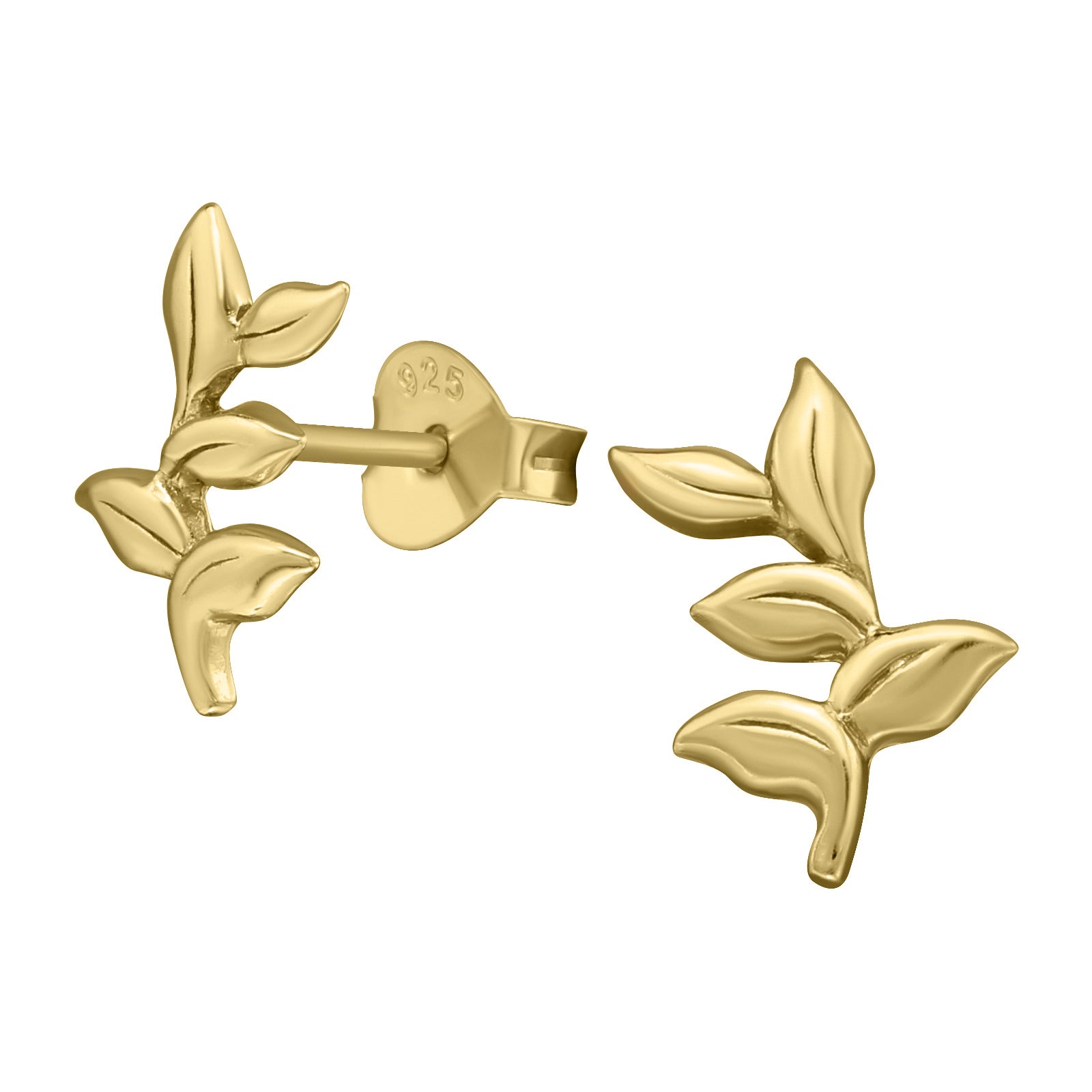 EAR STUDS SMALL LEAVES