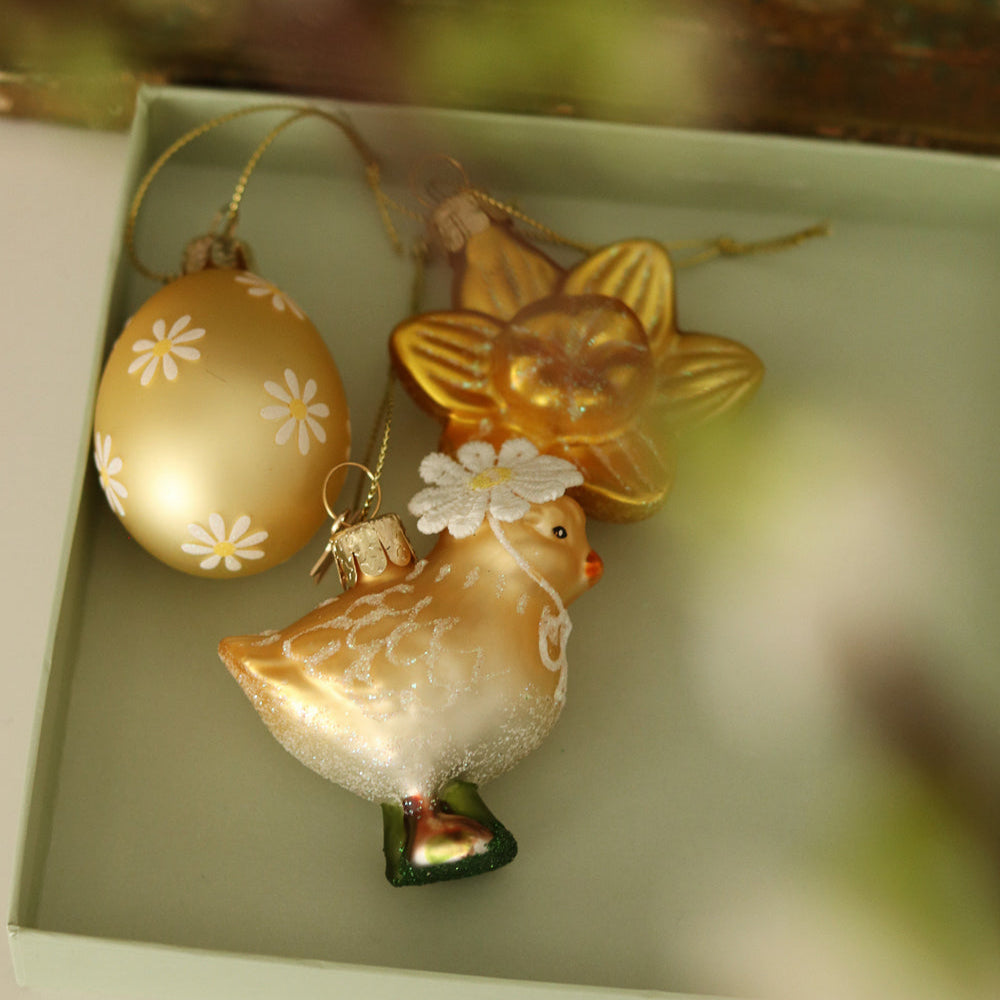 ORNAMENT SET DAFFODIL