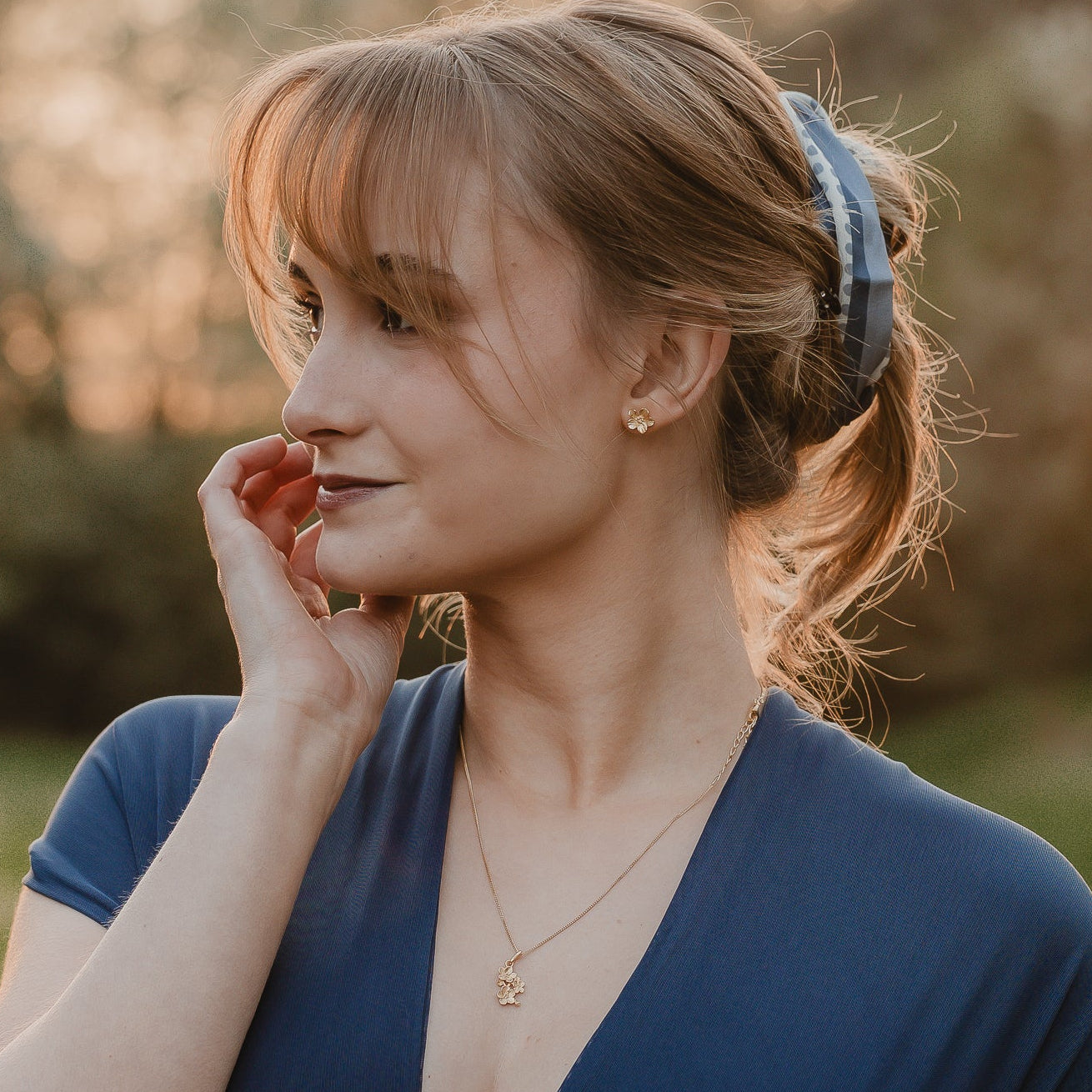 OHRSTECKER VERGISSMEINNICHT