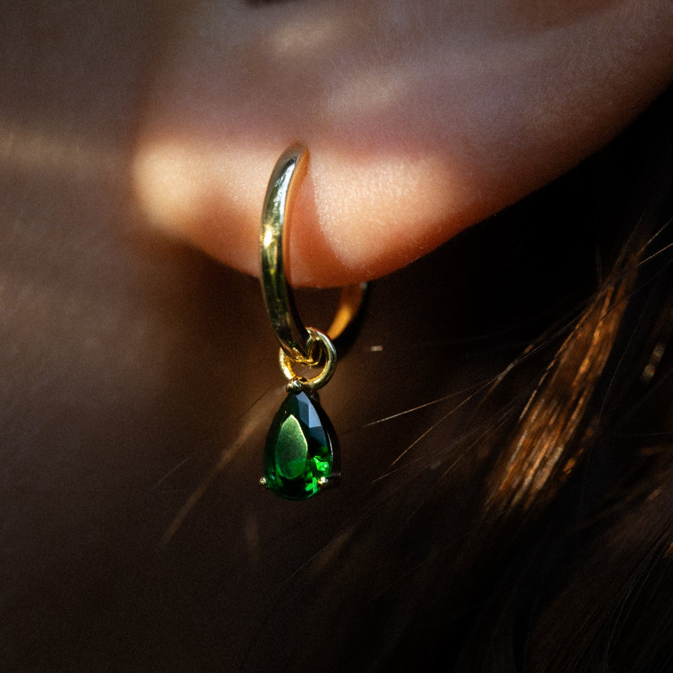 Hoop earrings VERDIANA