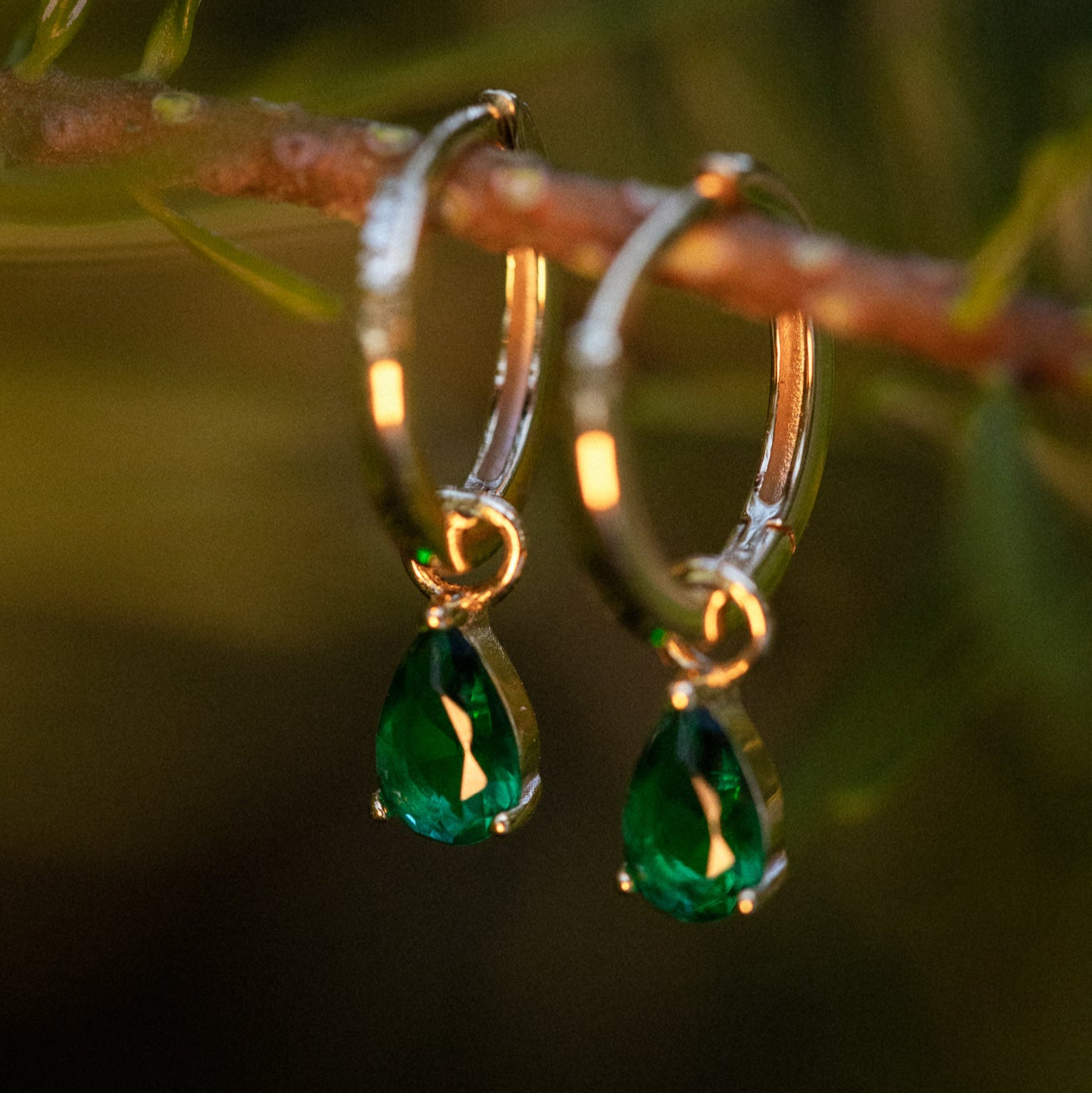 Hoop earrings VERDIANA