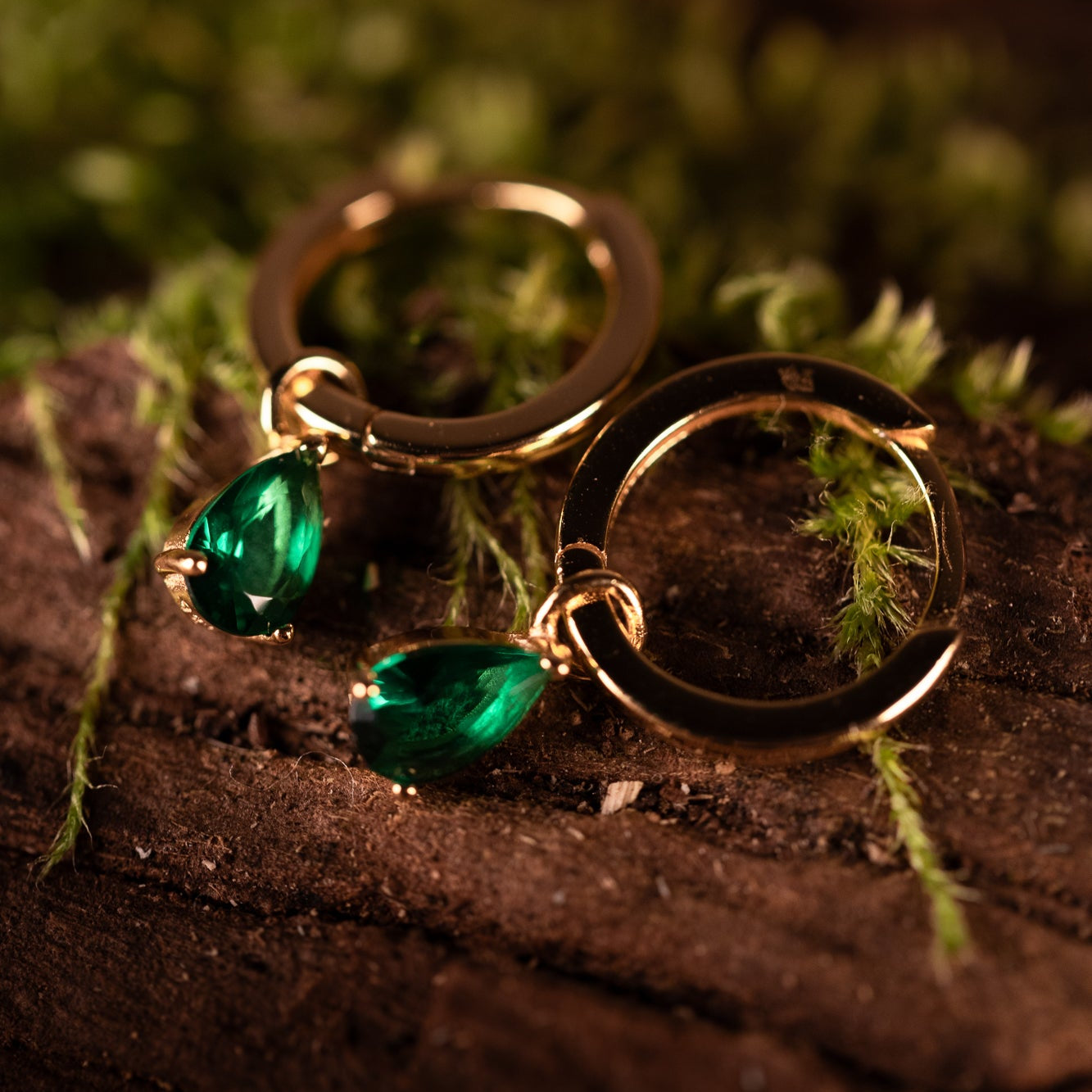 Hoop earrings VERDIANA