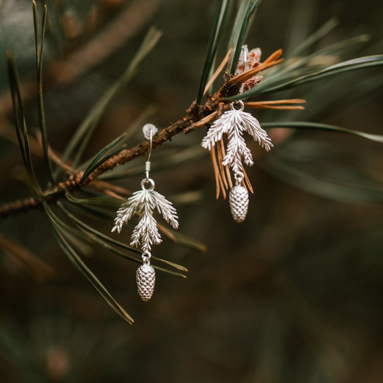 EARRINGS FIR BRANCH II