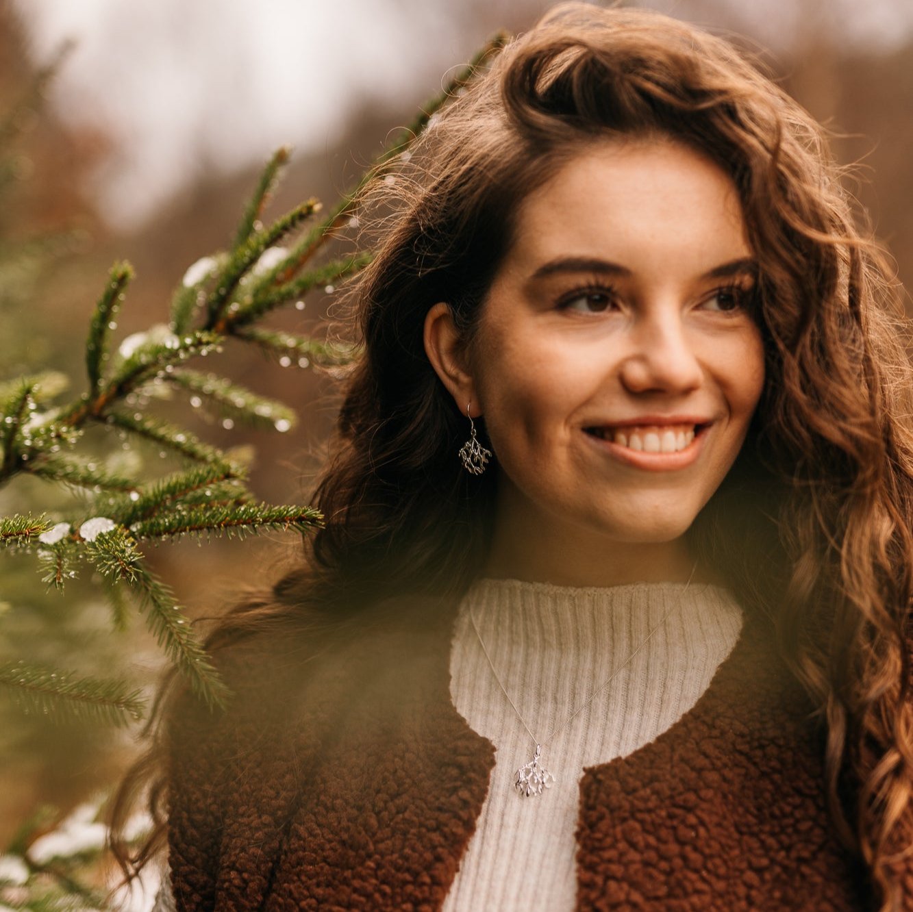 EARRINGS MISTLETOE II