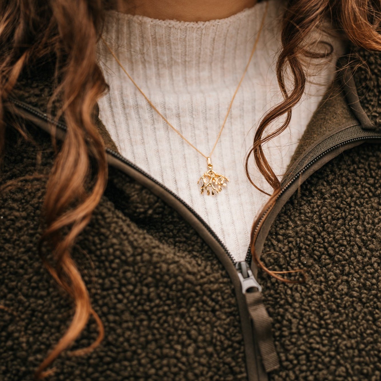 Mistletoe necklace
