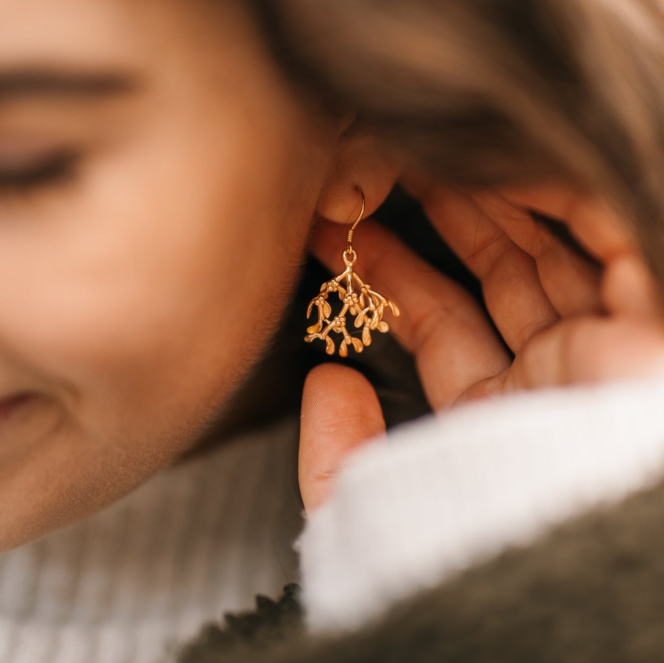 Mistletoe Earrings