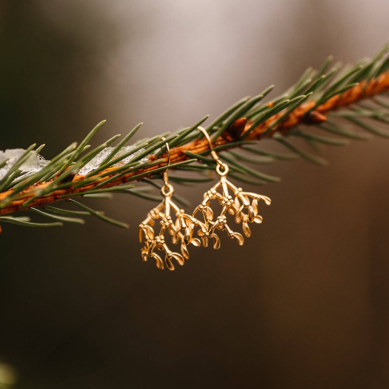 Mistletoe Earrings