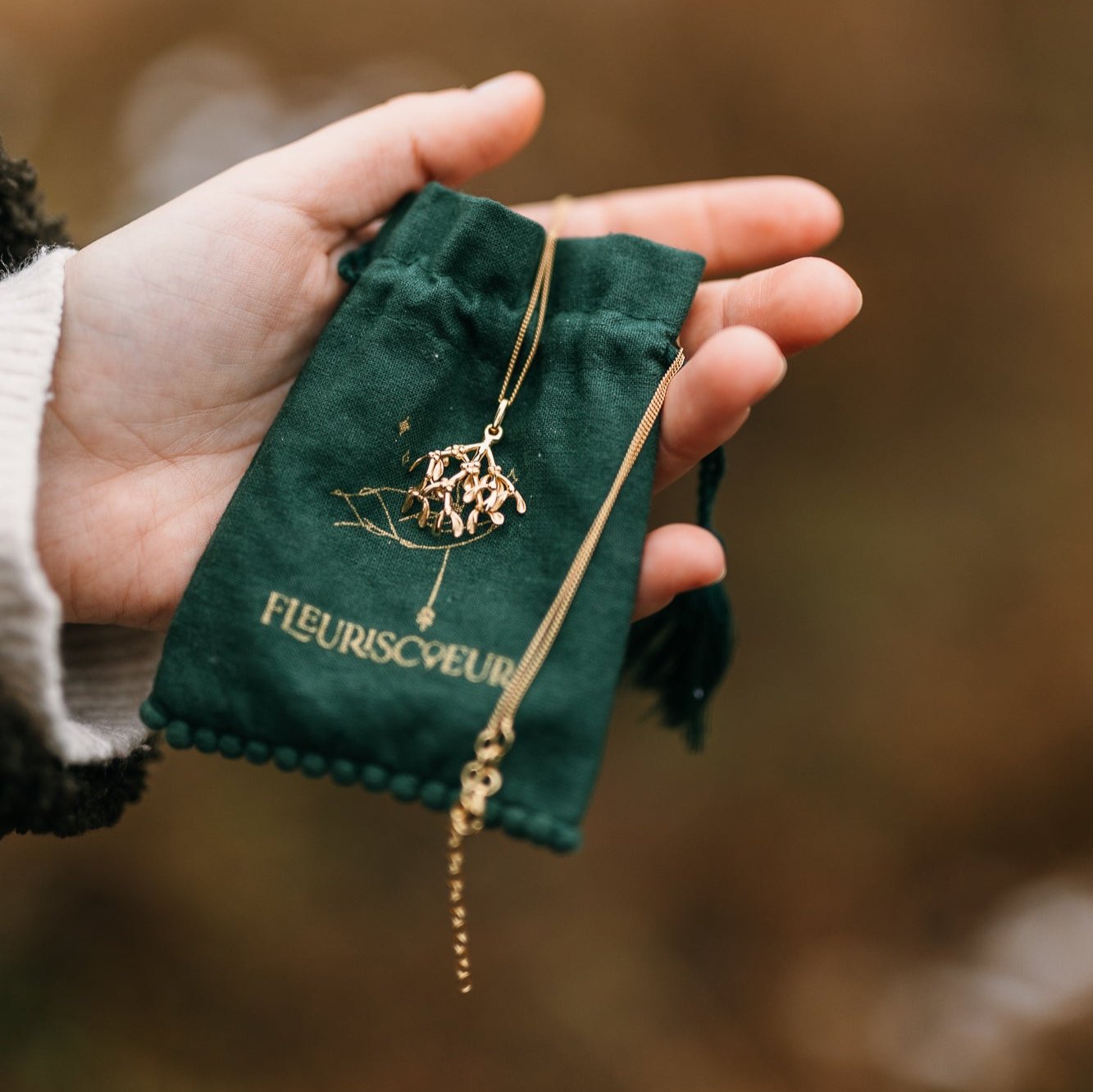 Mistletoe necklace