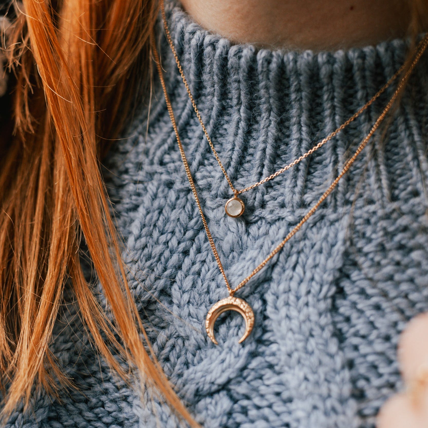 KETTE KLEINER MONDSTEIN