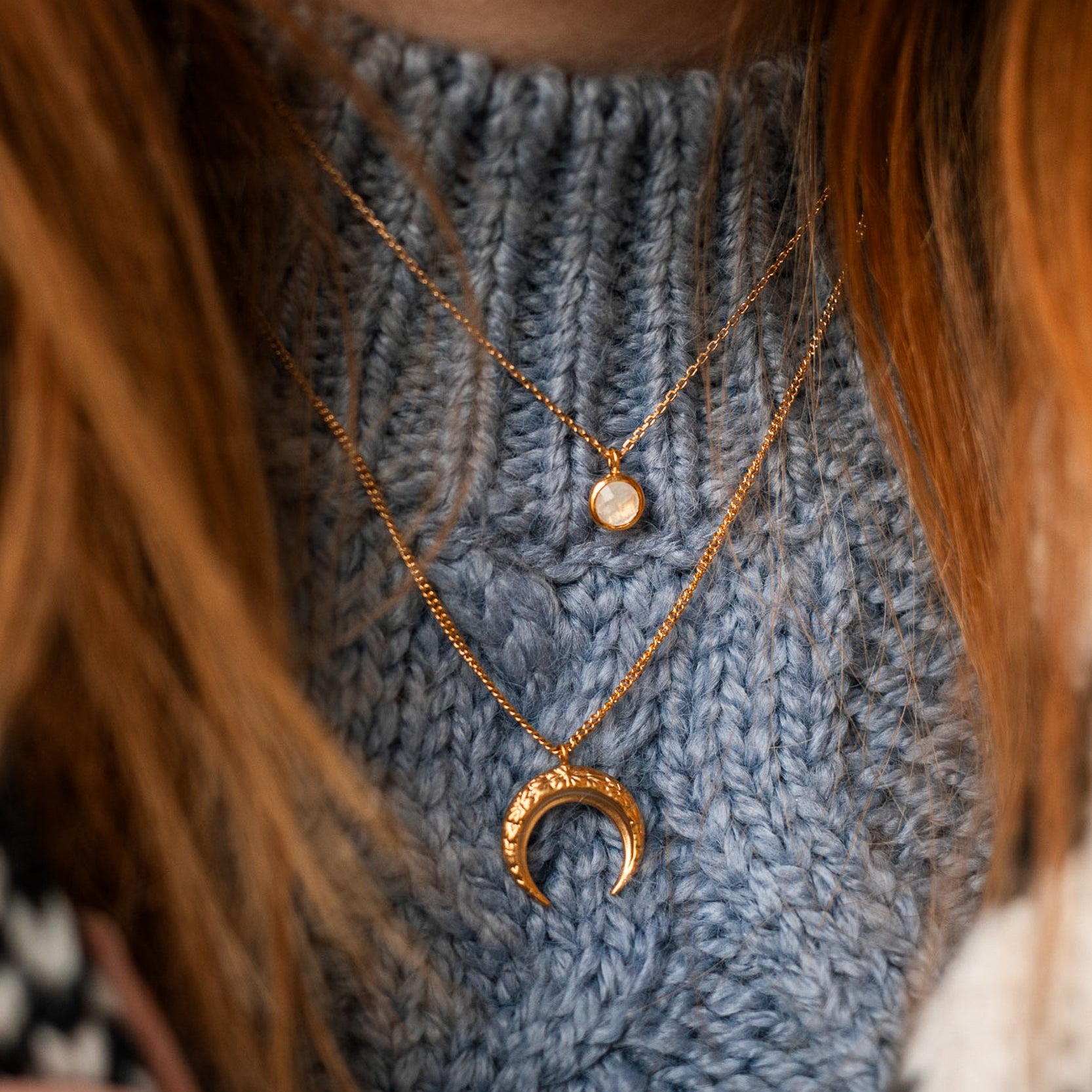 KETTE KLEINER MONDSTEIN