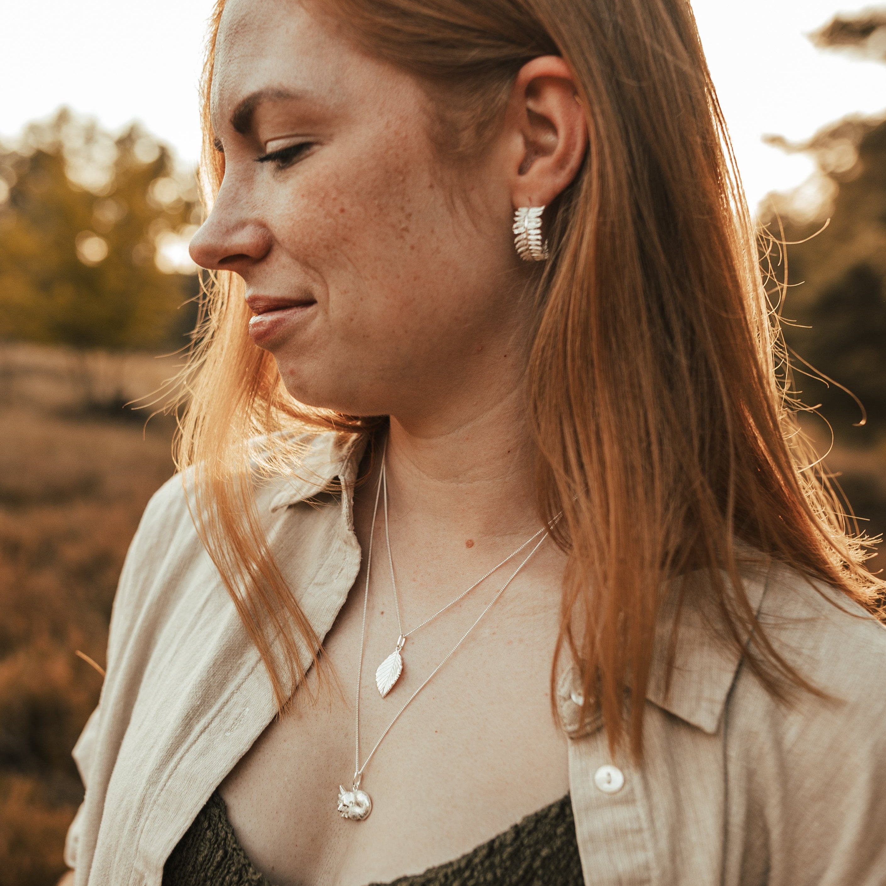 HOOP EARRINGS FERN II
