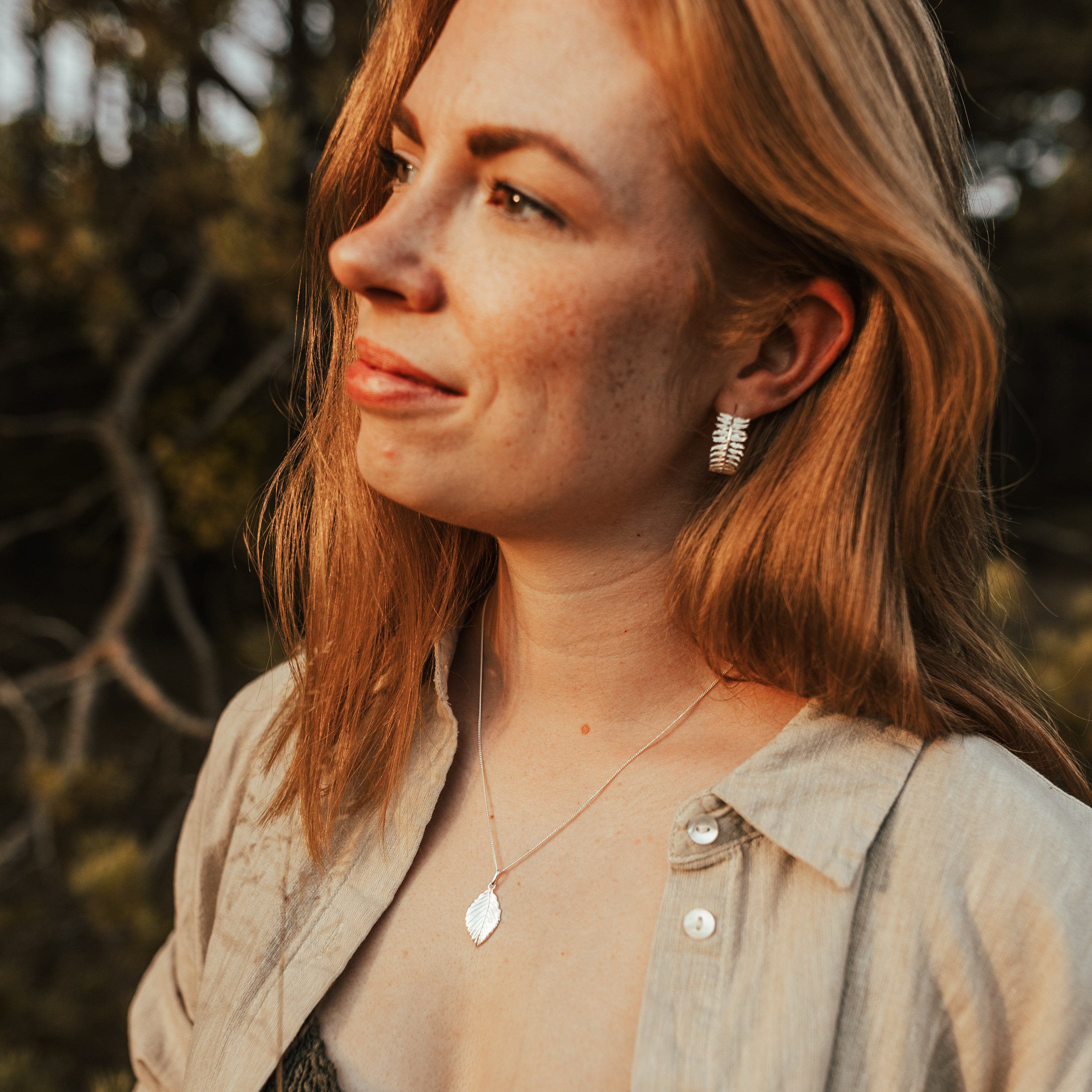 HOOP EARRINGS FERN II