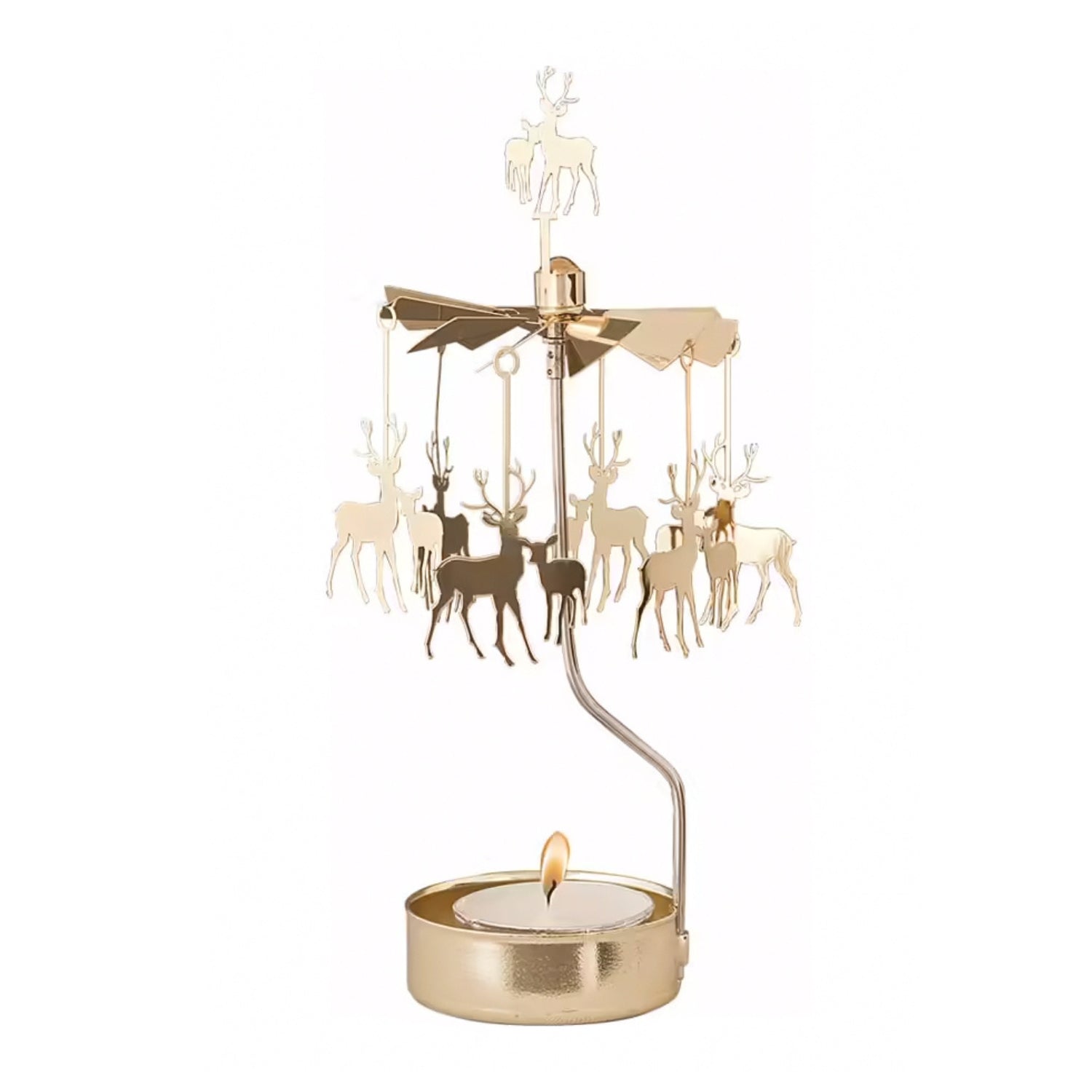 TEALIGHT CAROUSEL DEER