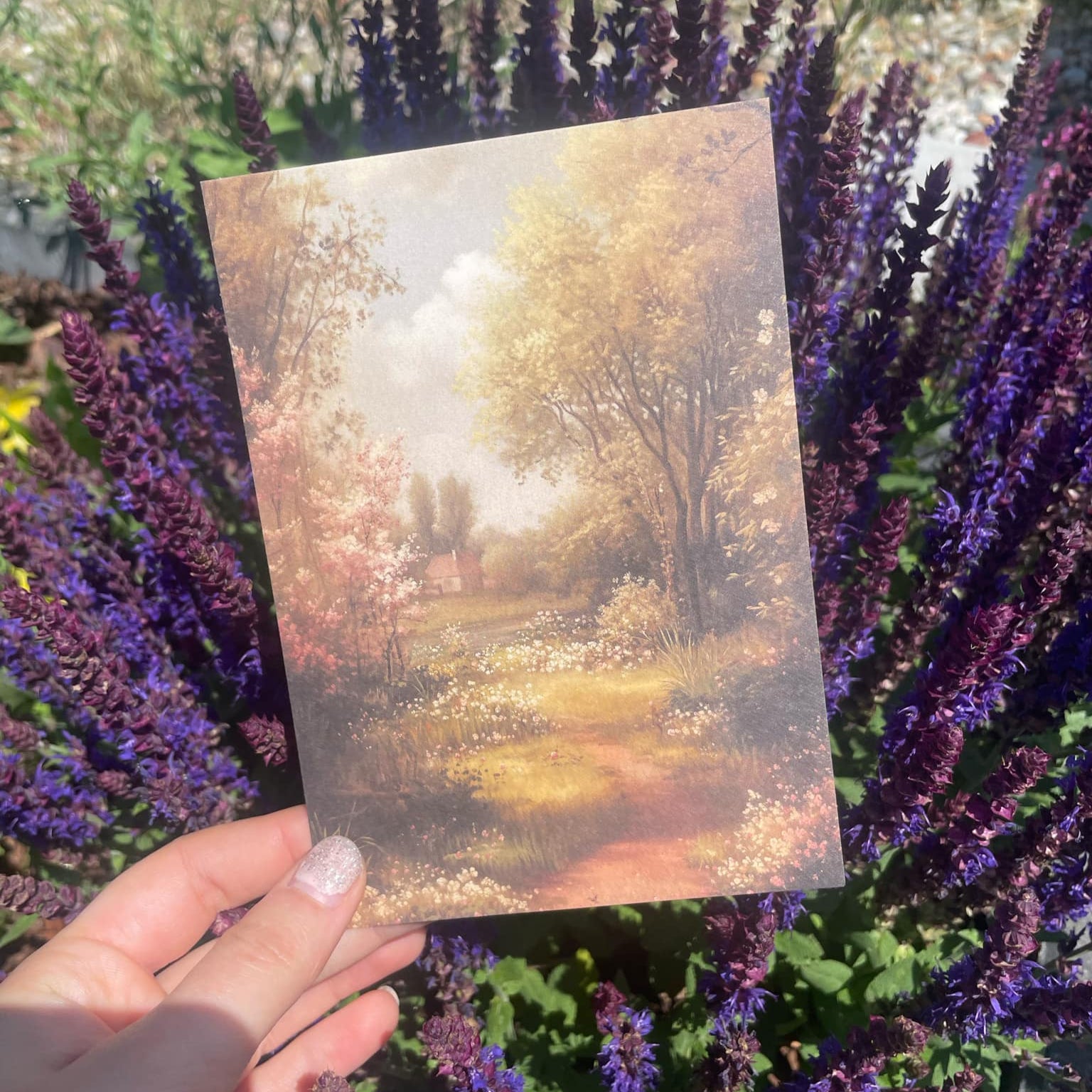 POSTCARD SET BLOSSOM GARDEN