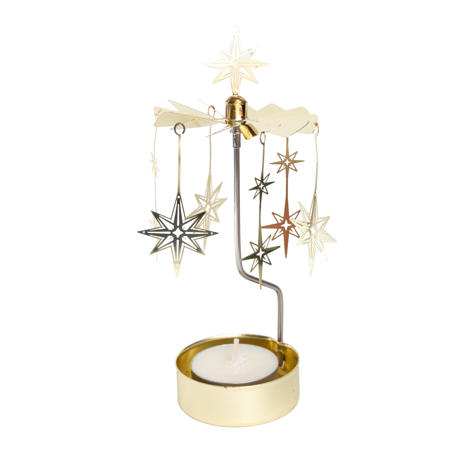 TEALIGHT CAROUSEL STARS