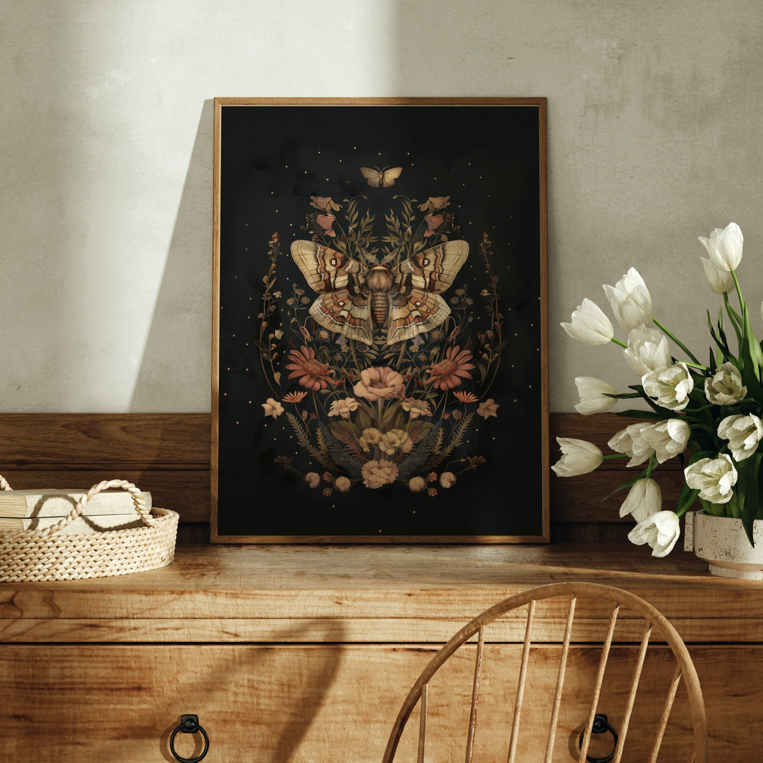 ART PRINT NIGHT MOTH