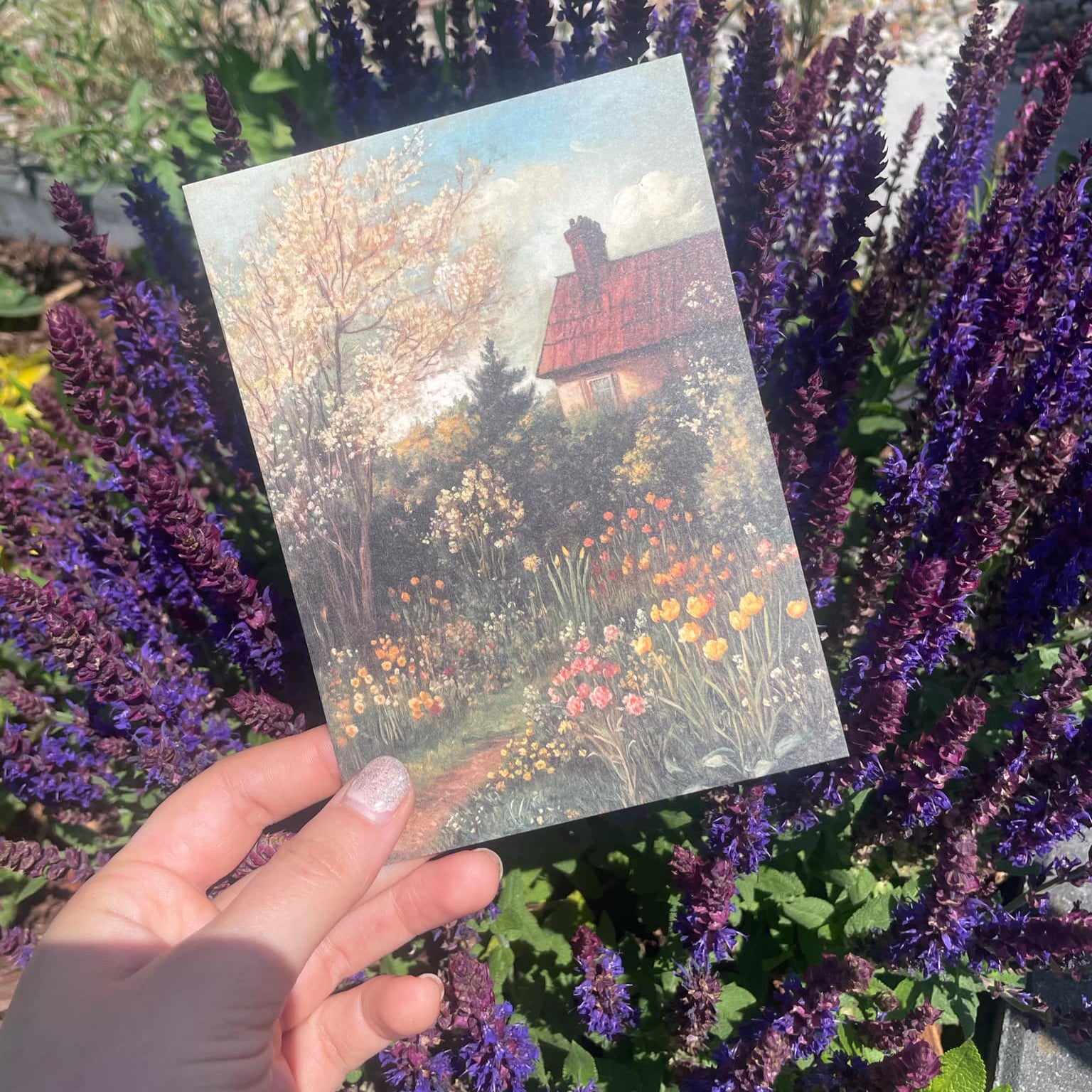 POSTCARD SET BLOSSOM GARDEN