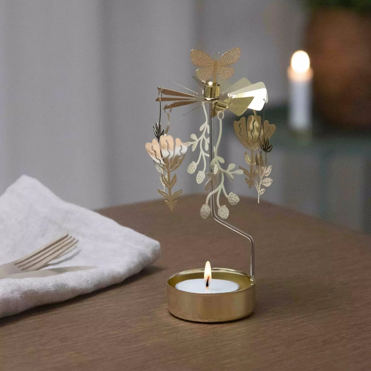 TEELICHT-KARUSSELL WILDBLUMENWIESE