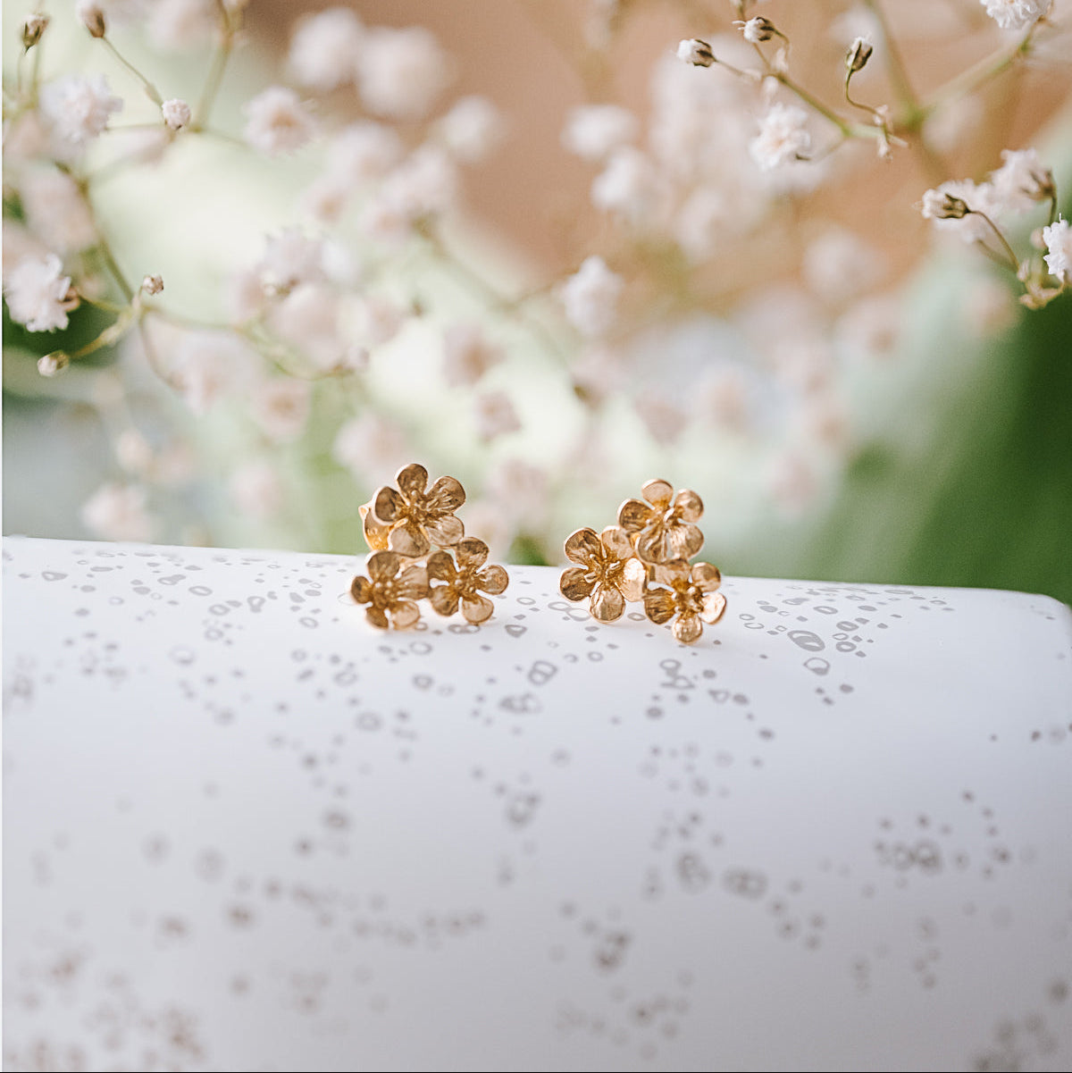 OHRSTECKER KLEINE BLUMEN