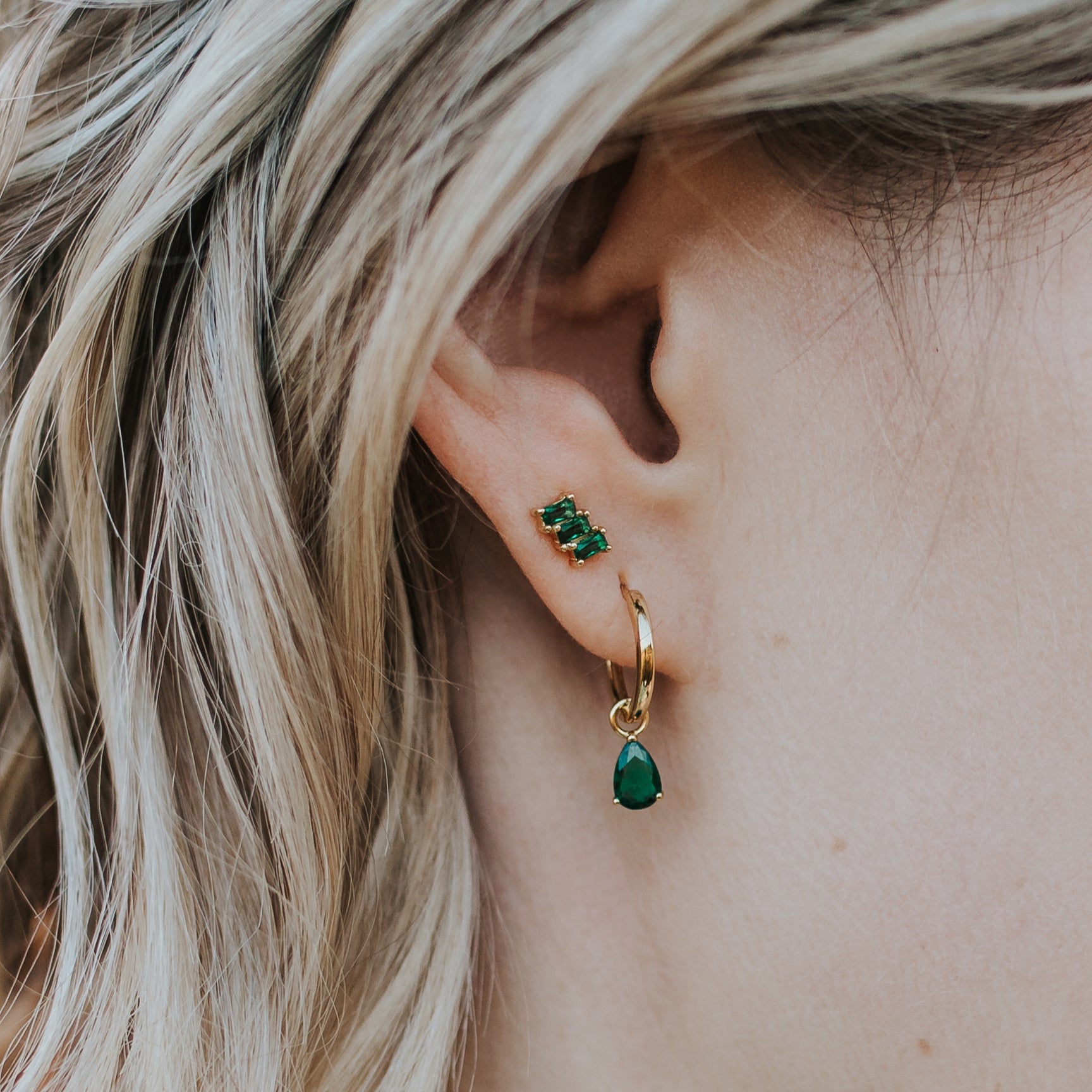 Hoop earrings VERDIANA