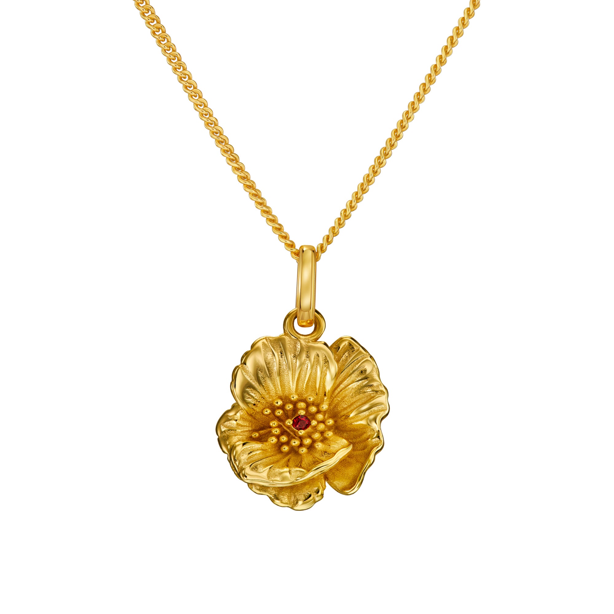 KETTE MOHNBLUME & GRANAT