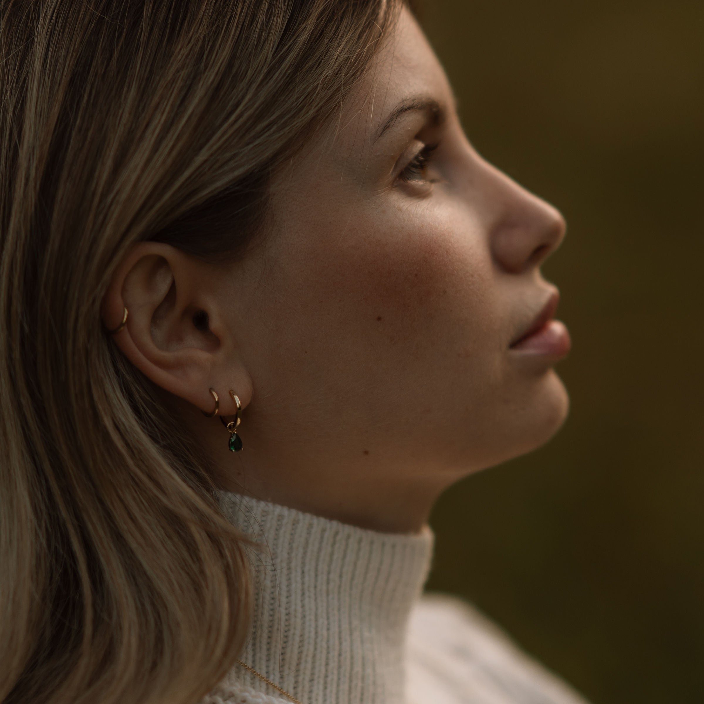 Hoop earrings VERDIANA