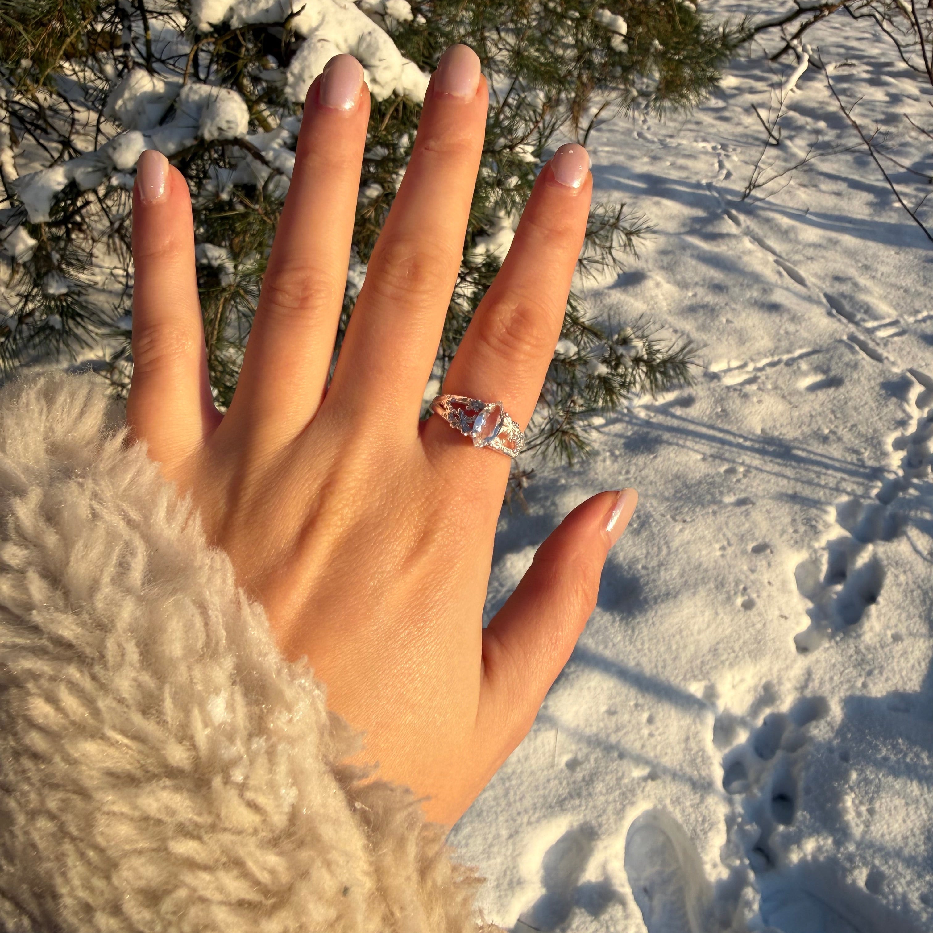 RING SCHNEEFLOCKEN & BERGKRISTALL II