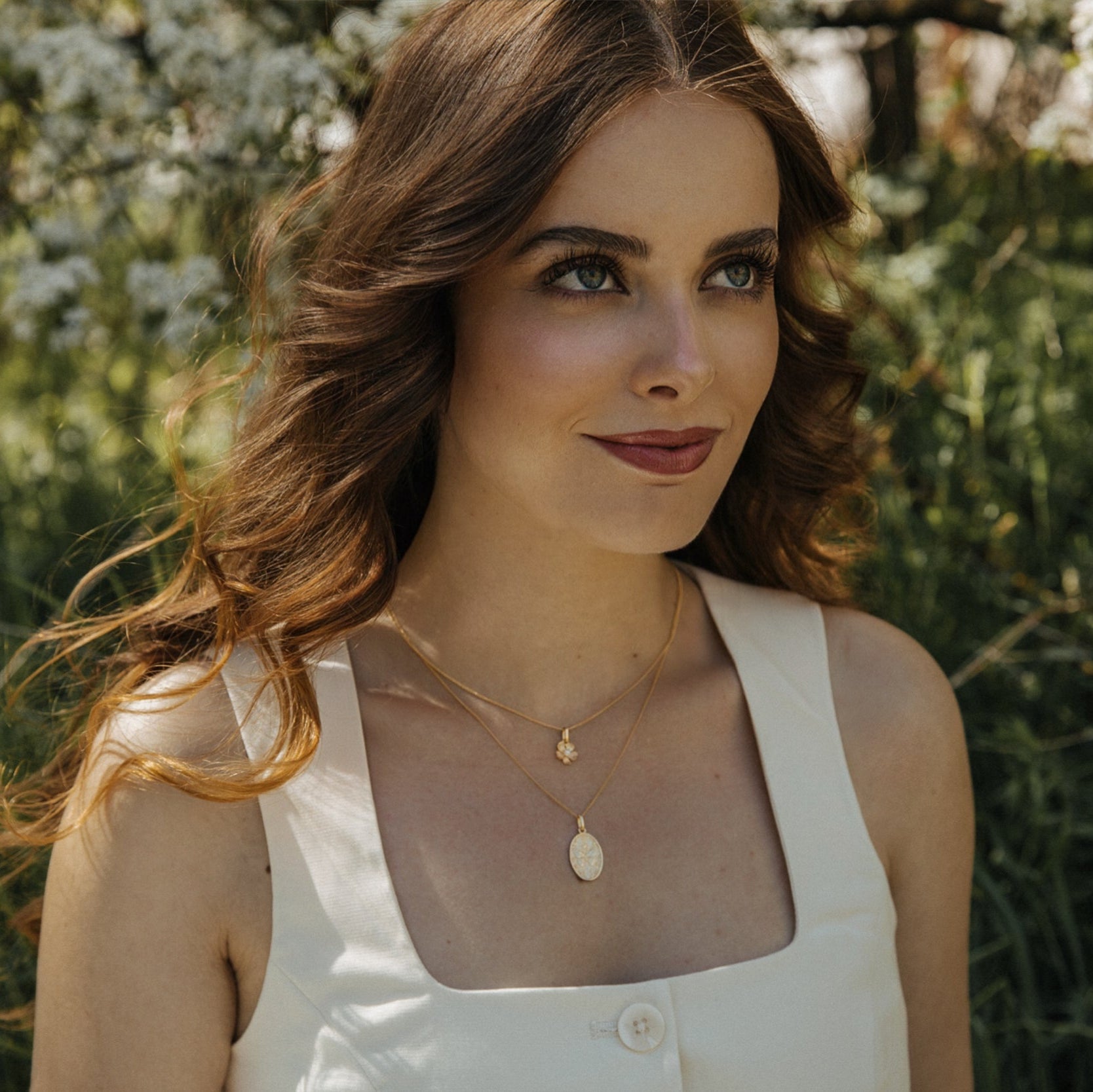 ANHÄNGER WENDE-MEDAILLON SCHMETTERLING & MOTTE