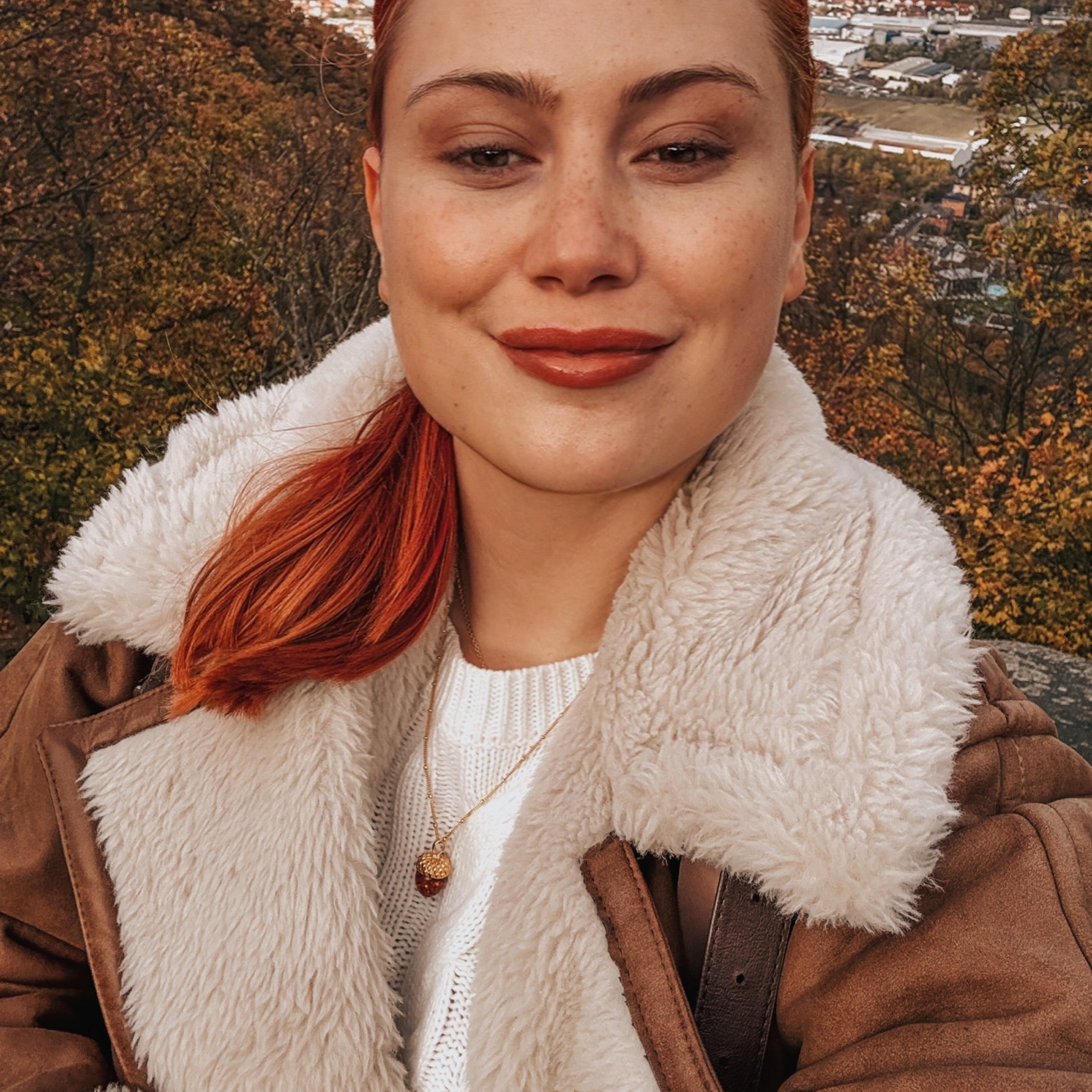 AMBER ACORN & FILIGRA NECKLACE