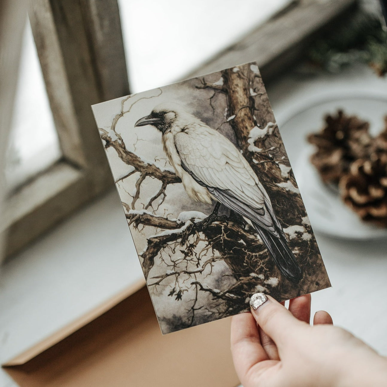 Postcard set Winter Forest