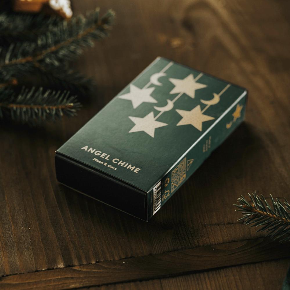 TEALIGHT CAROUSEL MOON & STARS