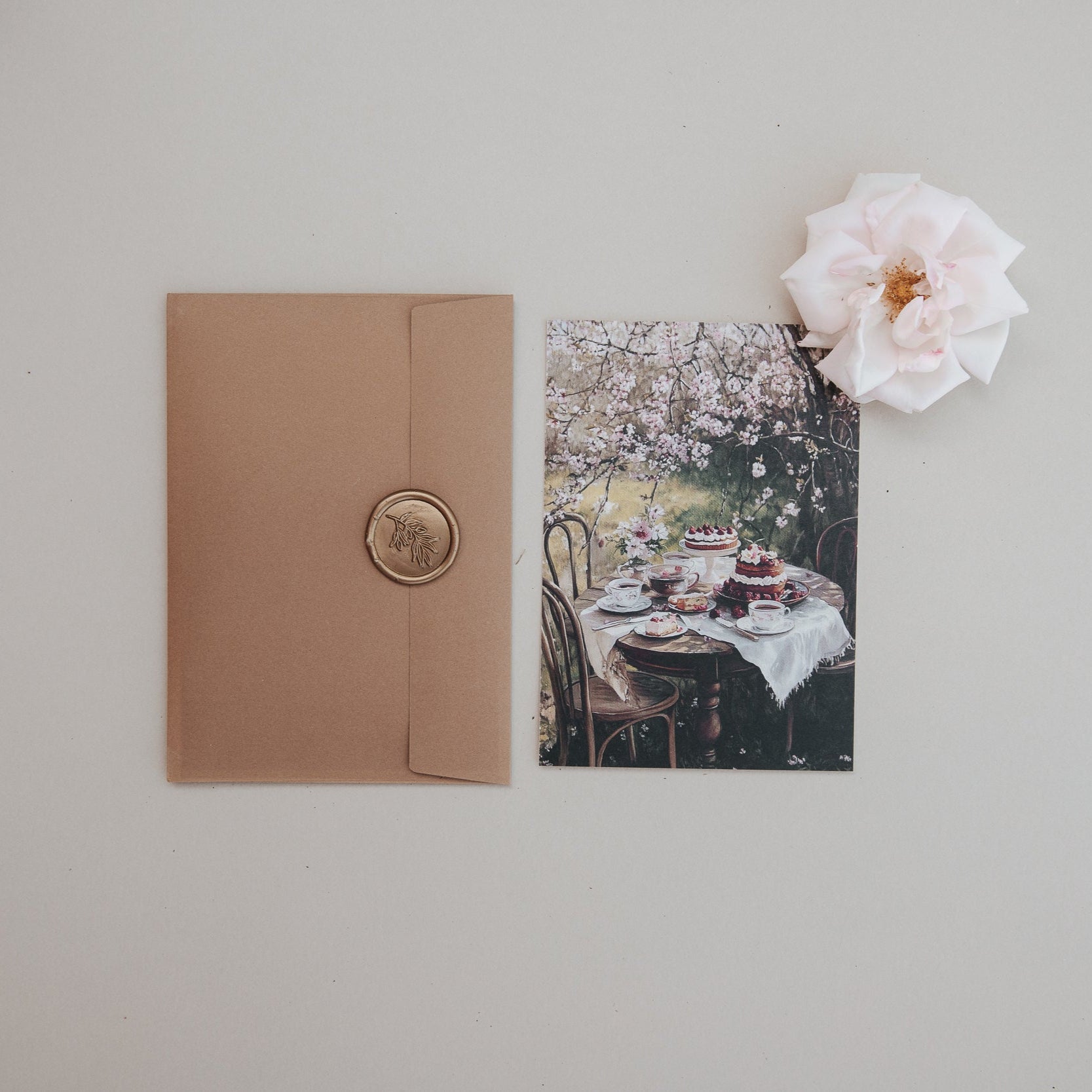POSTCARD SET BLOSSOM GARDEN
