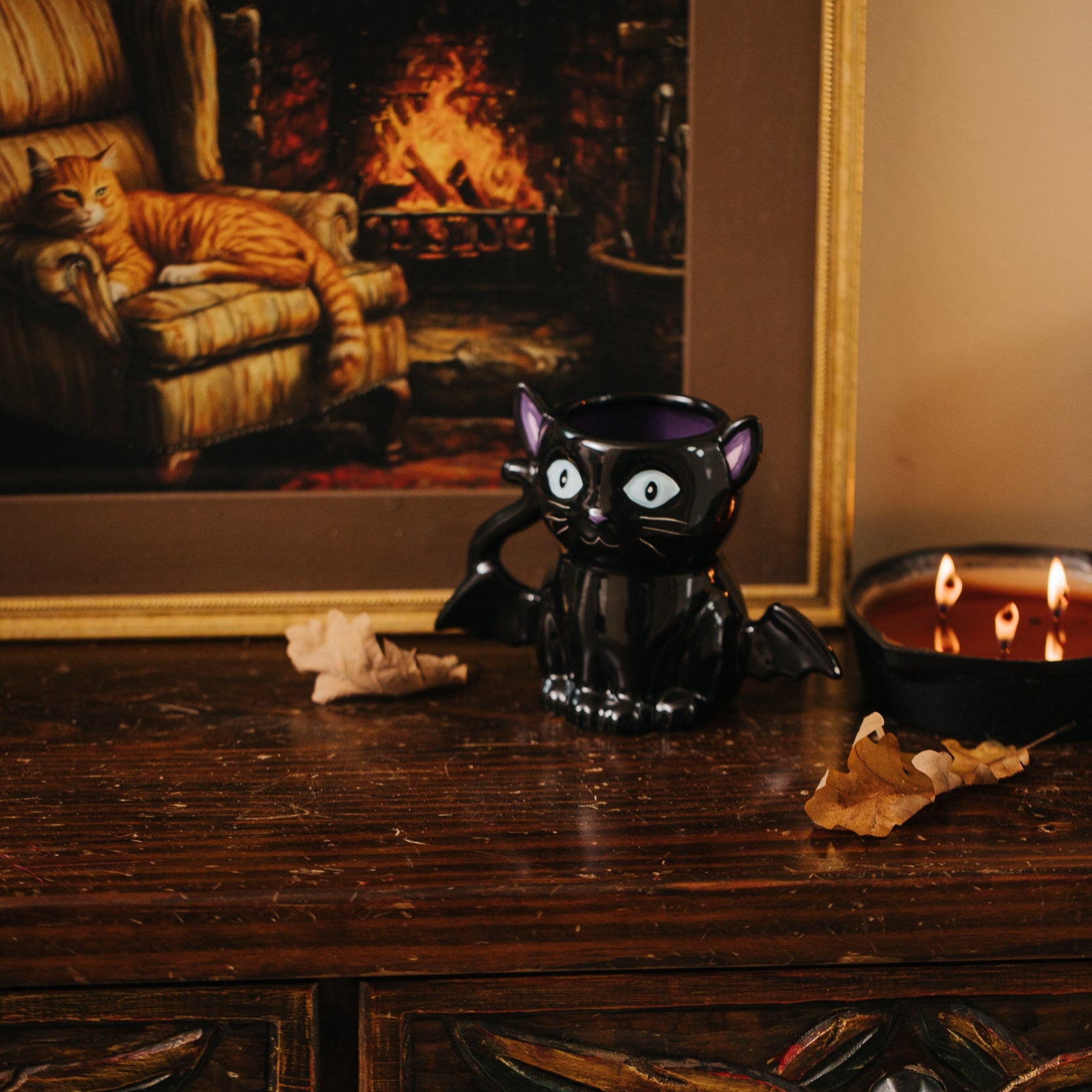 TASSE FLEDERMAUS KATZE