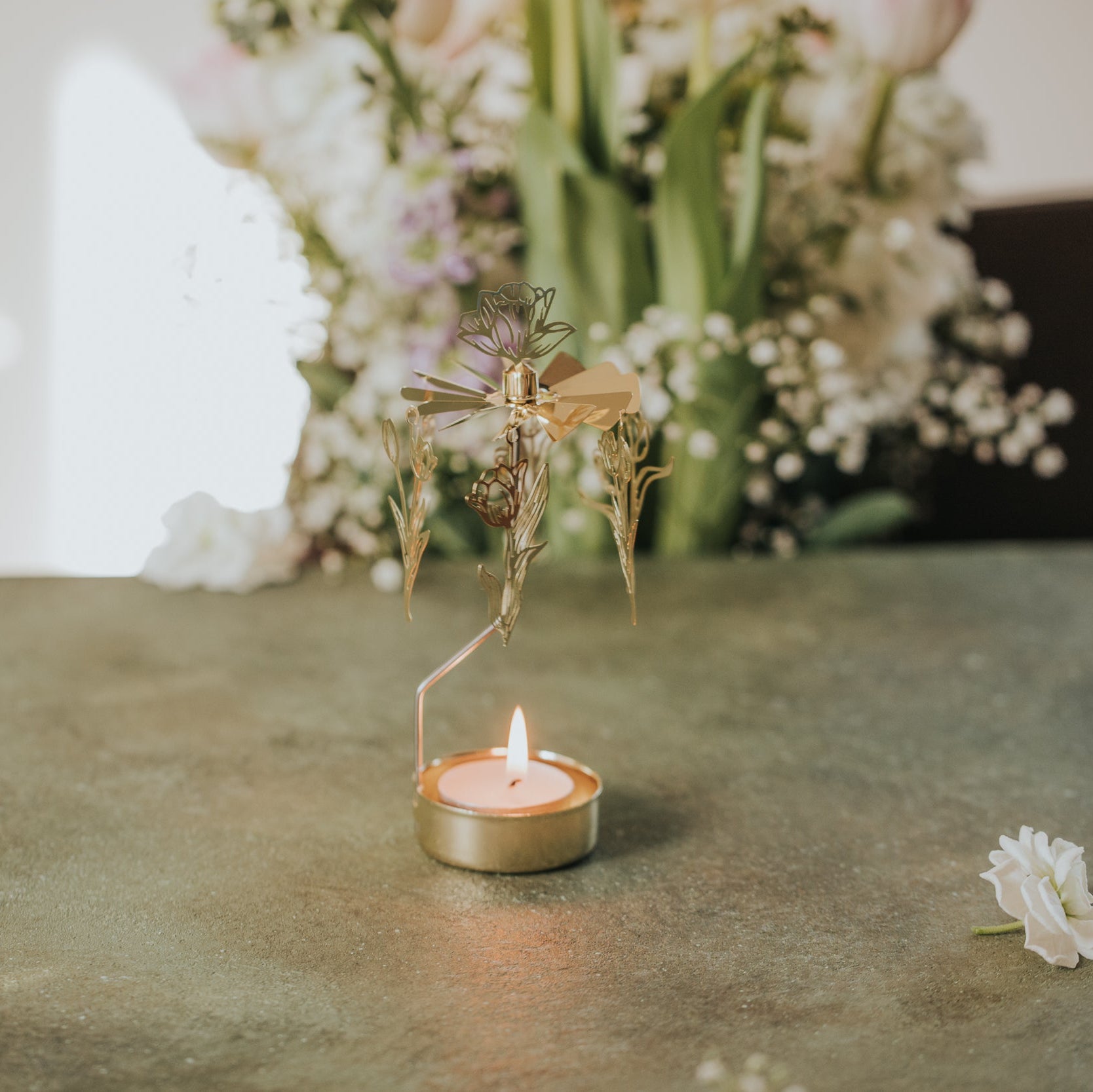 TEELICHT-KARUSSELL TULPEN