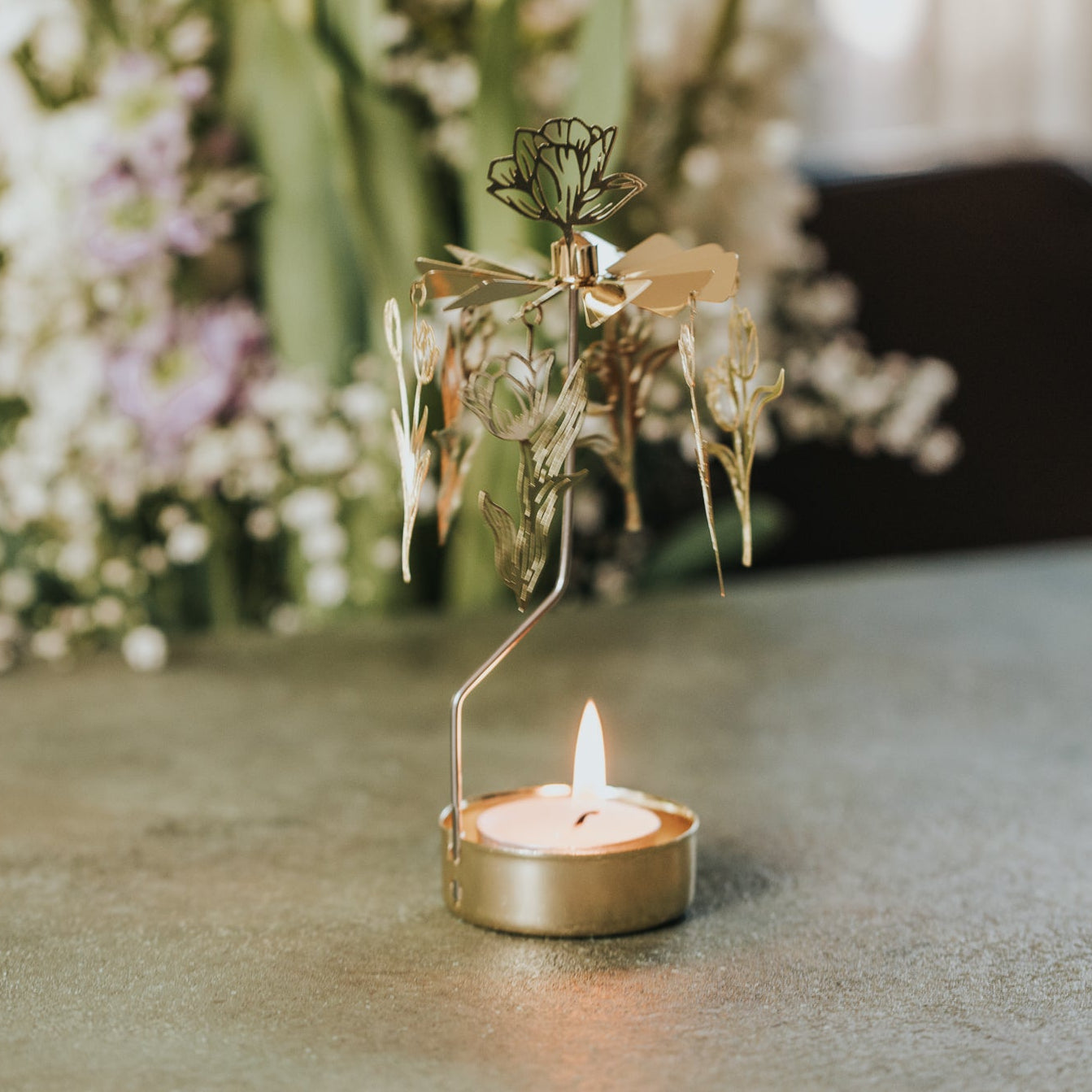 TEELICHT-KARUSSELL TULPEN