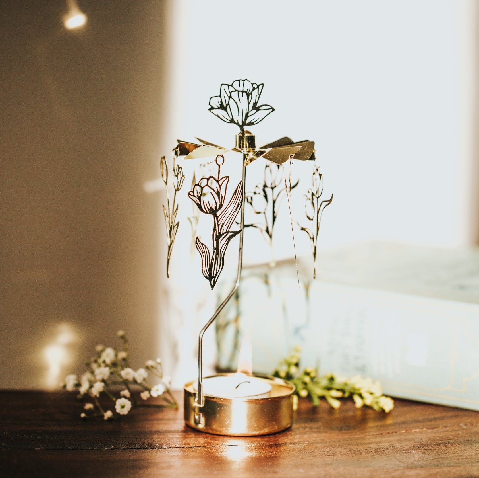 TEELICHT-KARUSSELL TULPEN