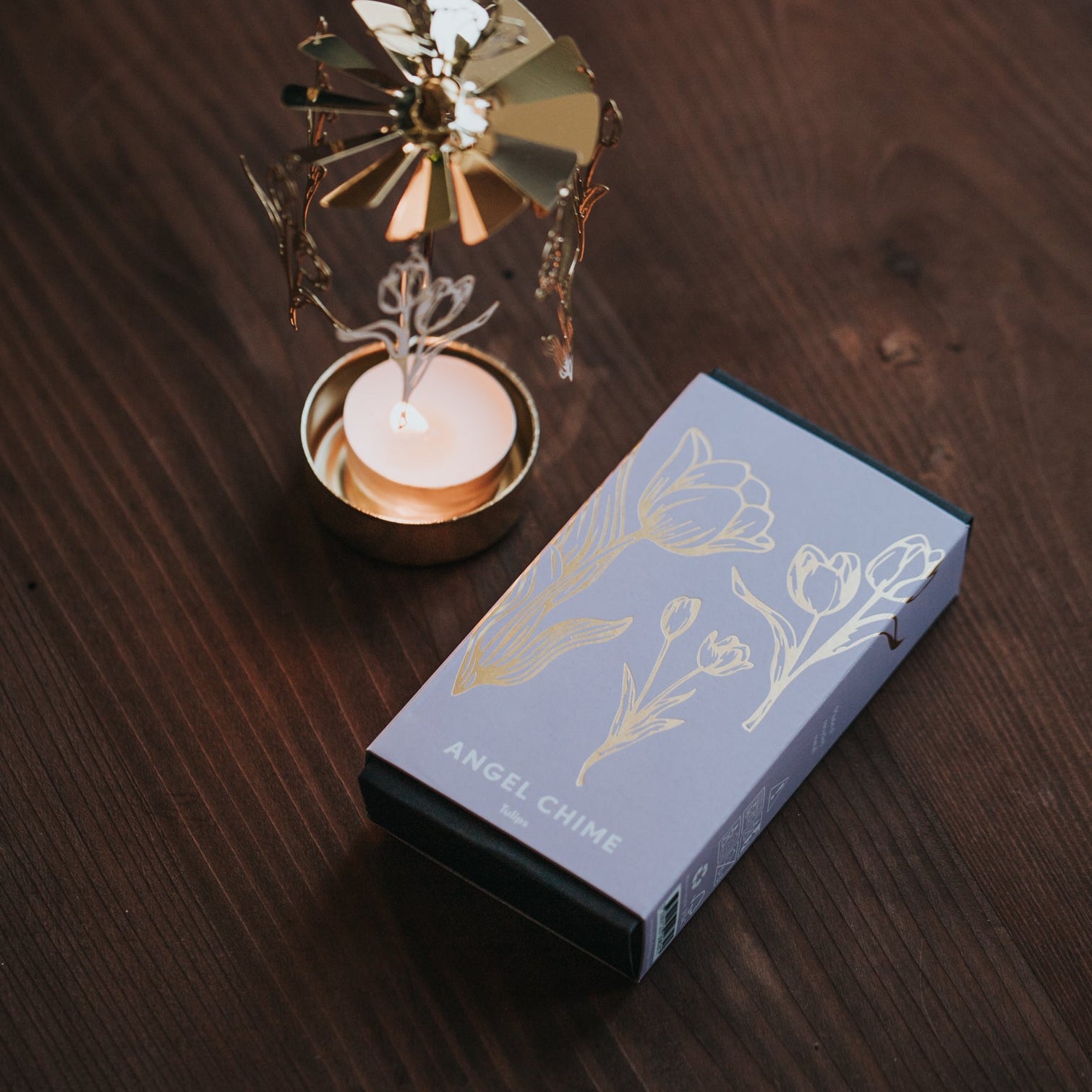 TEELICHT-KARUSSELL TULPEN