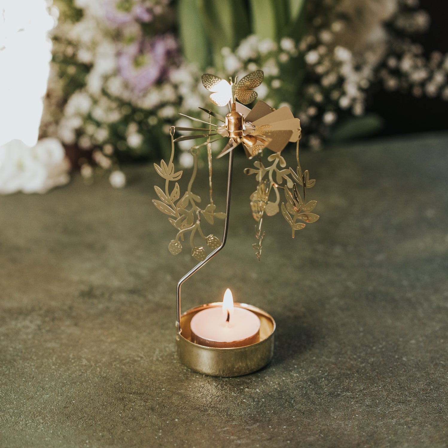 TEELICHT-KARUSSELL WILDBLUMENWIESE