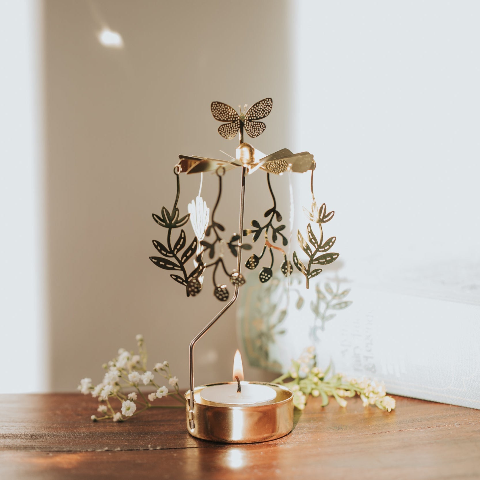 TEELICHT-KARUSSELL WILDBLUMENWIESE