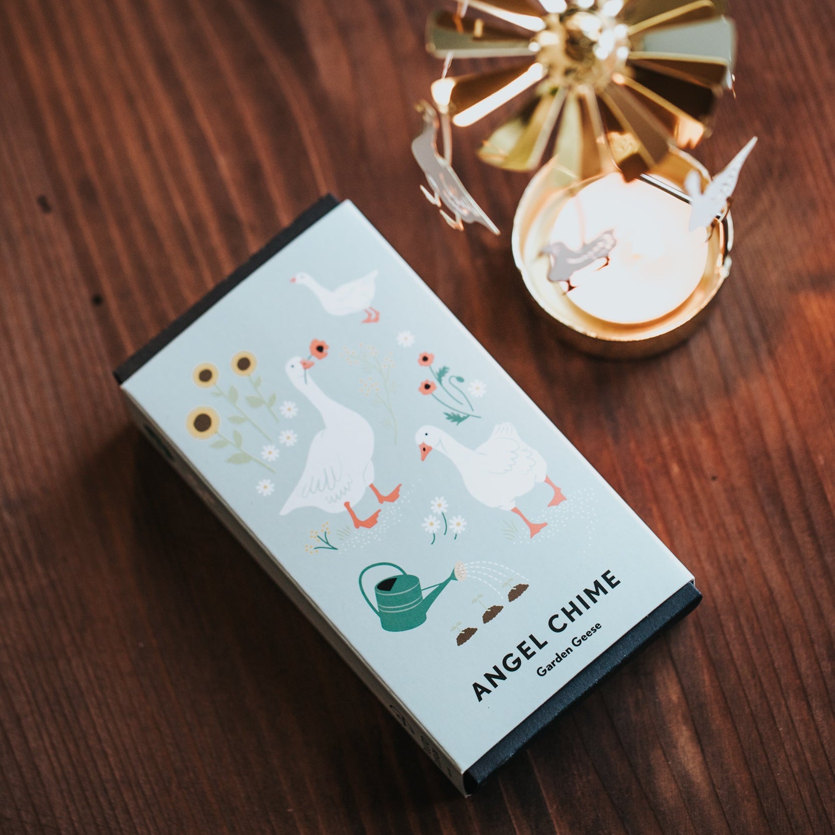 TEELICHT-KARUSSELL GÄNSE