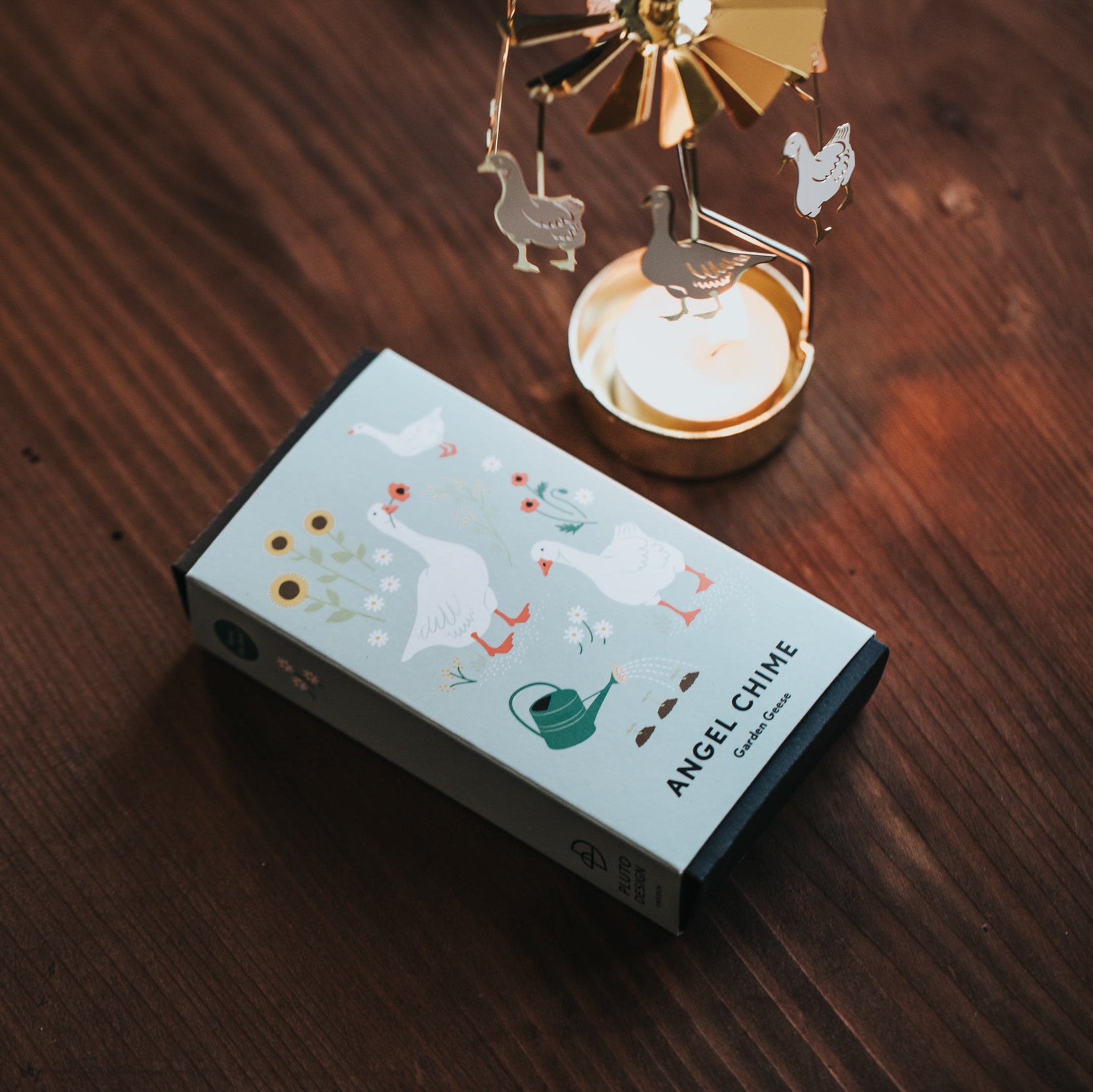 TEELICHT-KARUSSELL GÄNSE