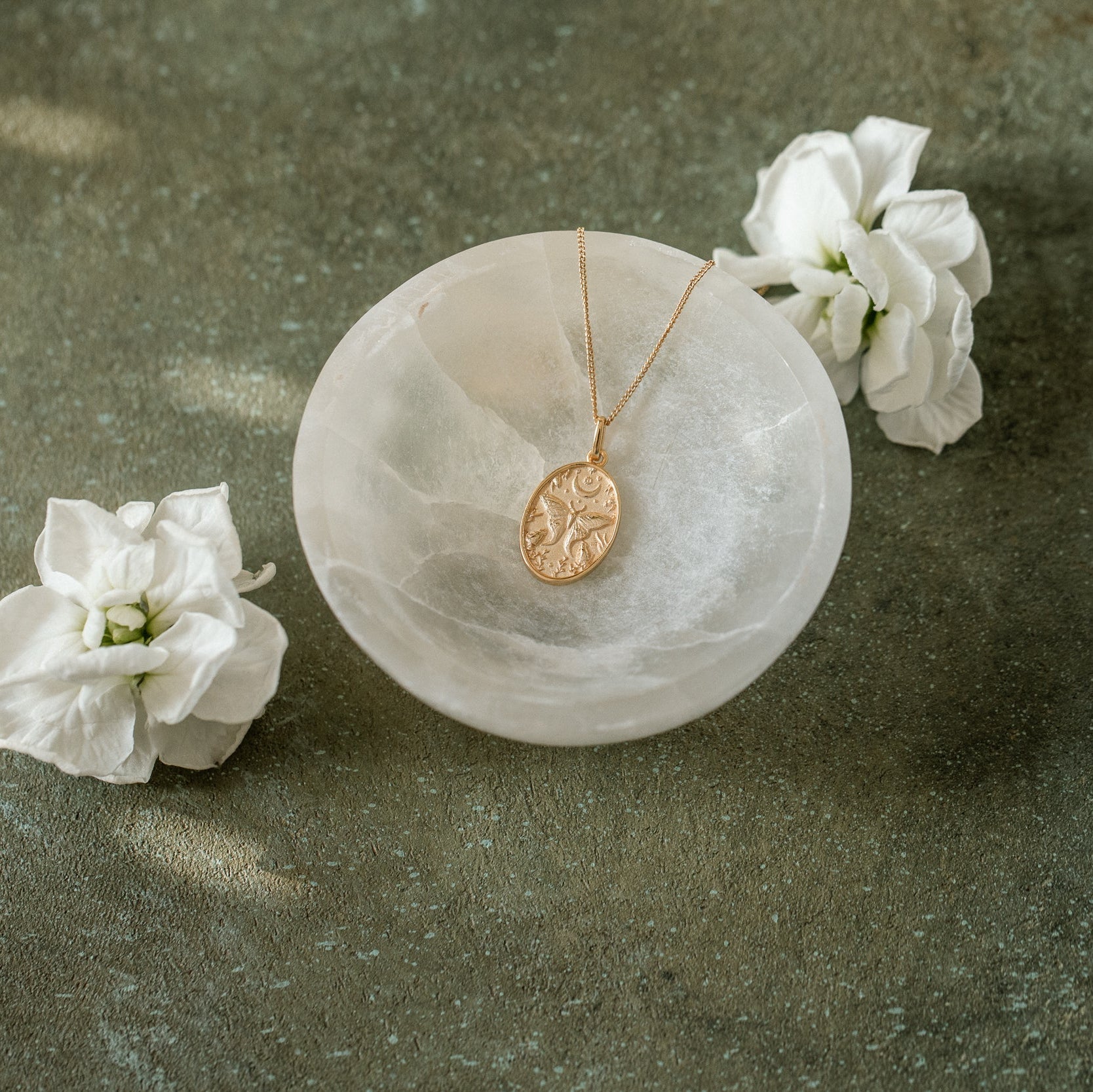 SCHMUCKSCHALE SELENIT