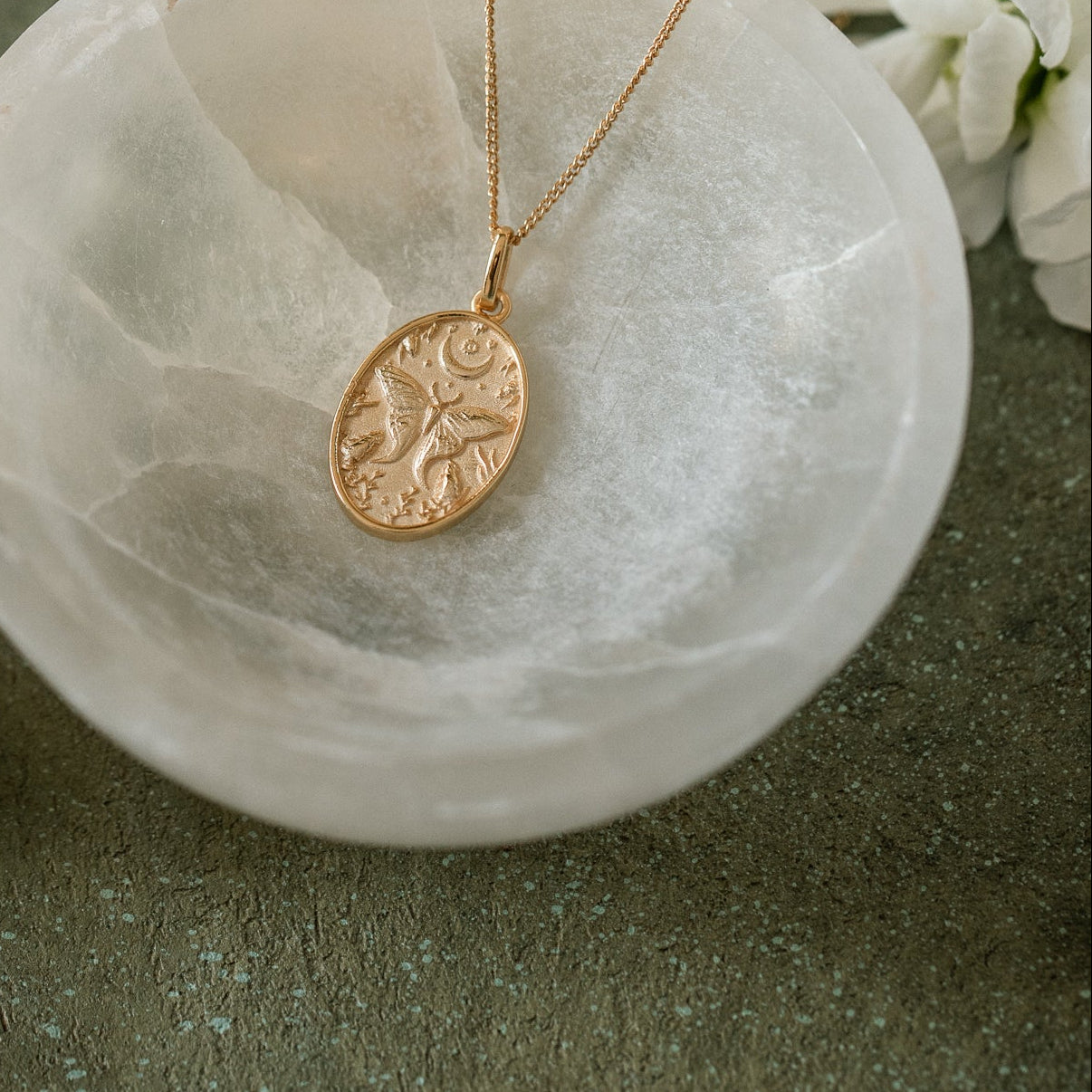 SCHMUCKSCHALE SELENIT