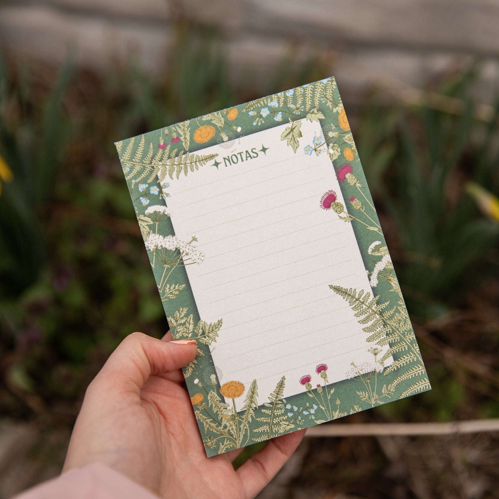 NOTIZBLOCK WILDBLUMENWIESE