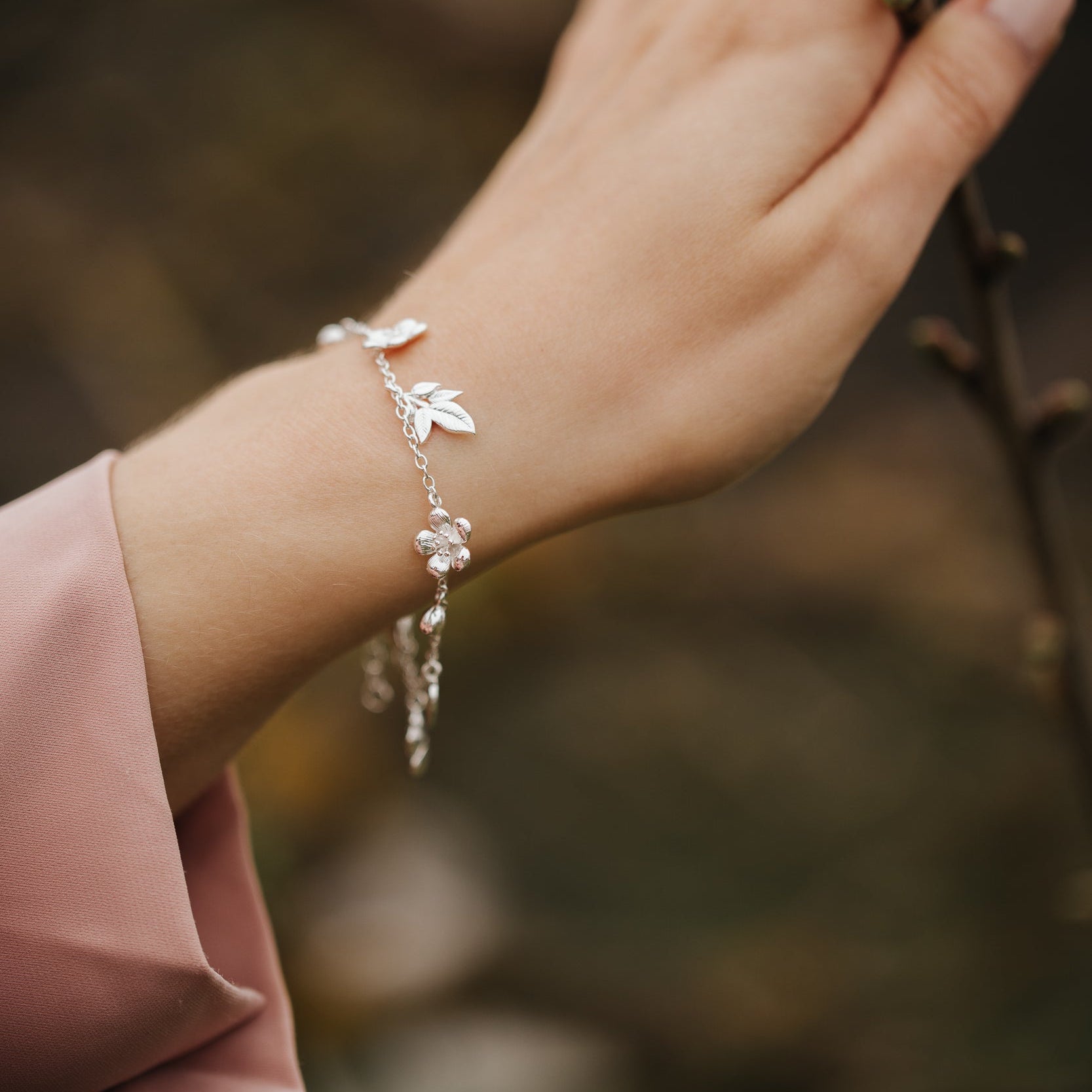 ARMBAND BLÜTEN & BLÄTTER II