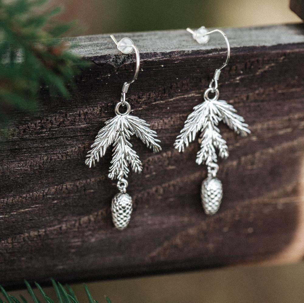EARRINGS FIR BRANCH II