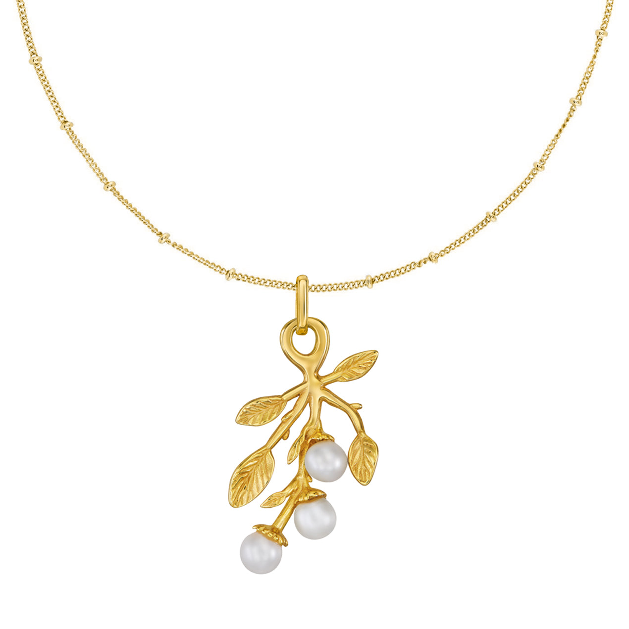 SNOWBERRY & FILIGRA NECKLACE