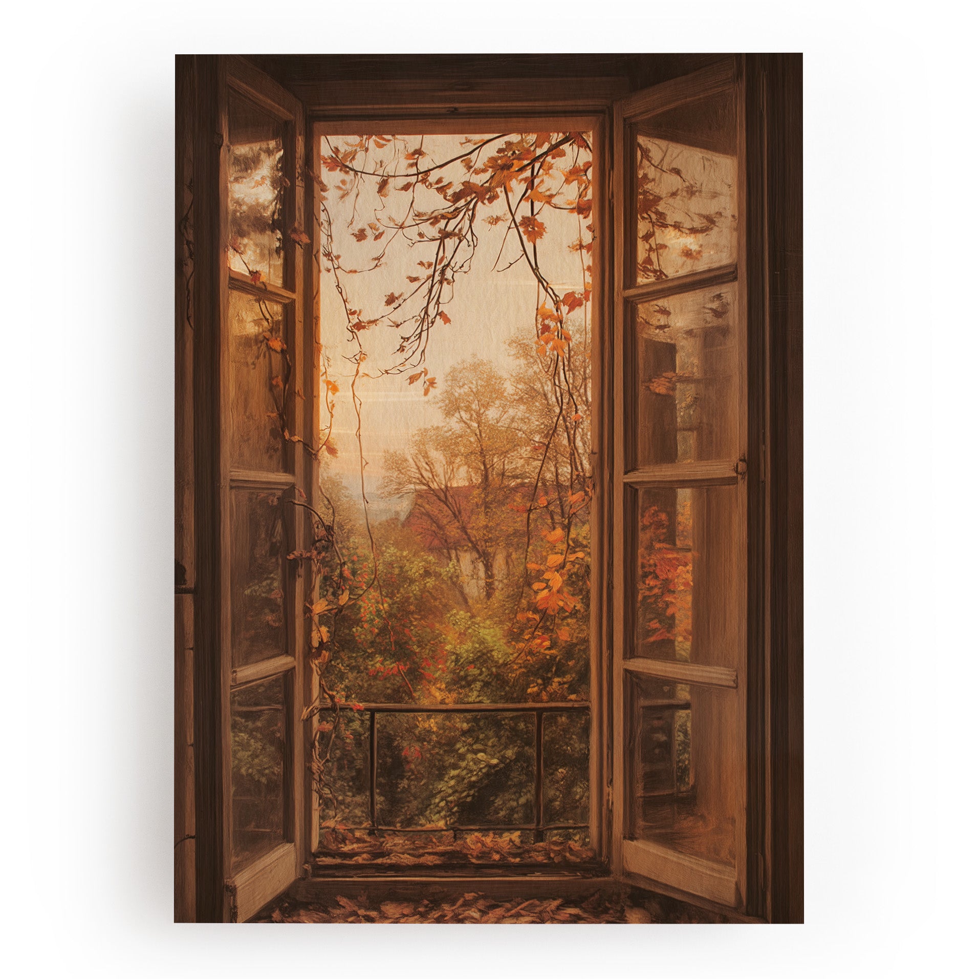 KUNSTDRUCK HERBSTFENSTER