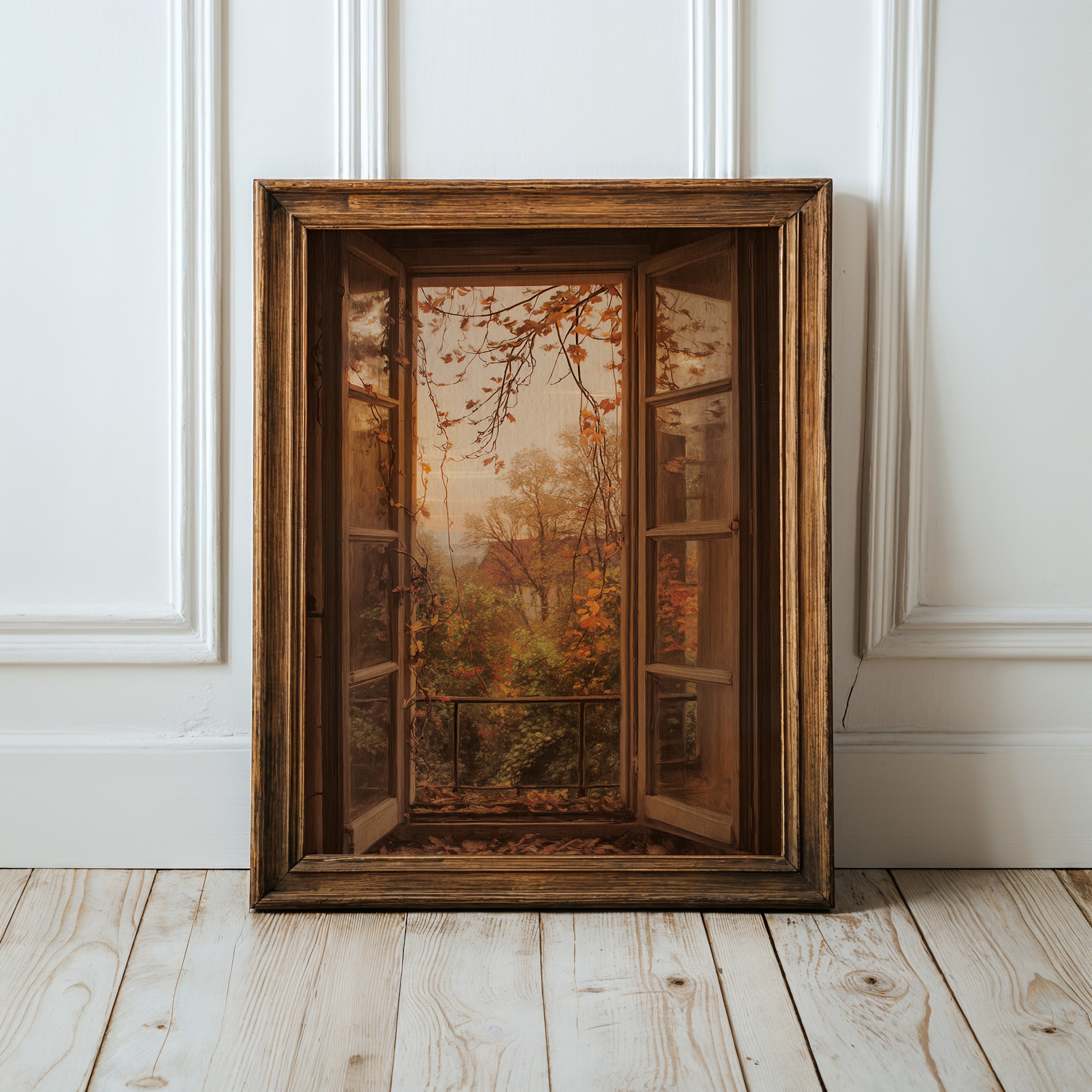 KUNSTDRUCK HERBSTFENSTER